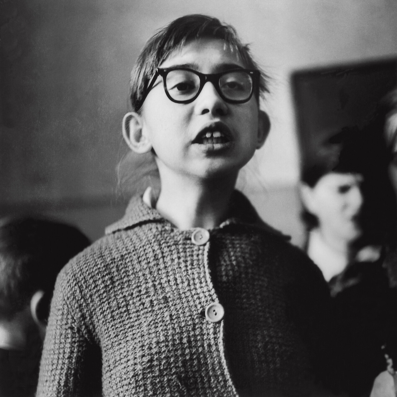 Школа для слепых детей, Песня, Каунас, 1962 год, фотограф Антанас Суткус