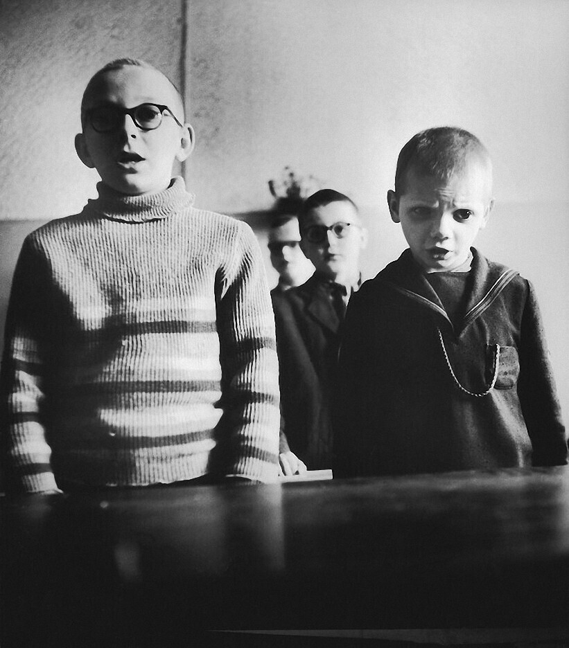 Школа для слепых детей, Песня, Каунас, 1962 год, фотограф Антанас Суткус