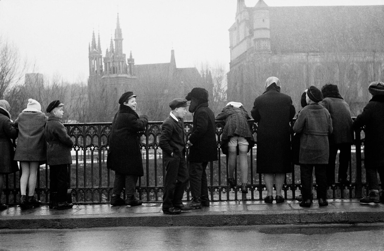 Вильнюс, Учащиеся ужупийской гимназии, 1959 год, фотограф Антанас Суткус