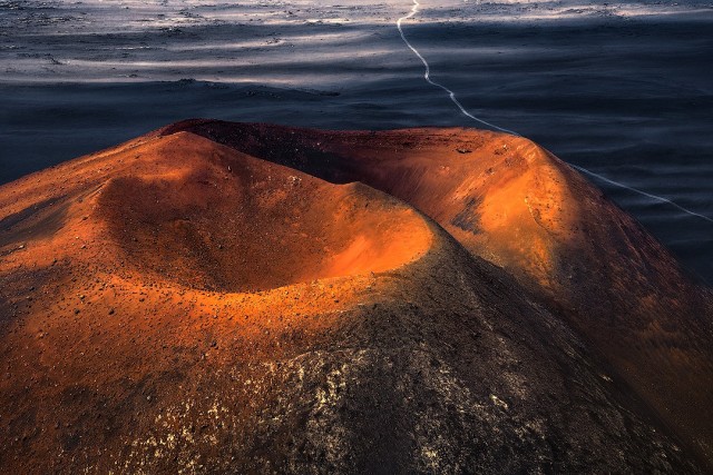 Вулканические близнецы, Камчатка. Автор Изабелла Табаччи