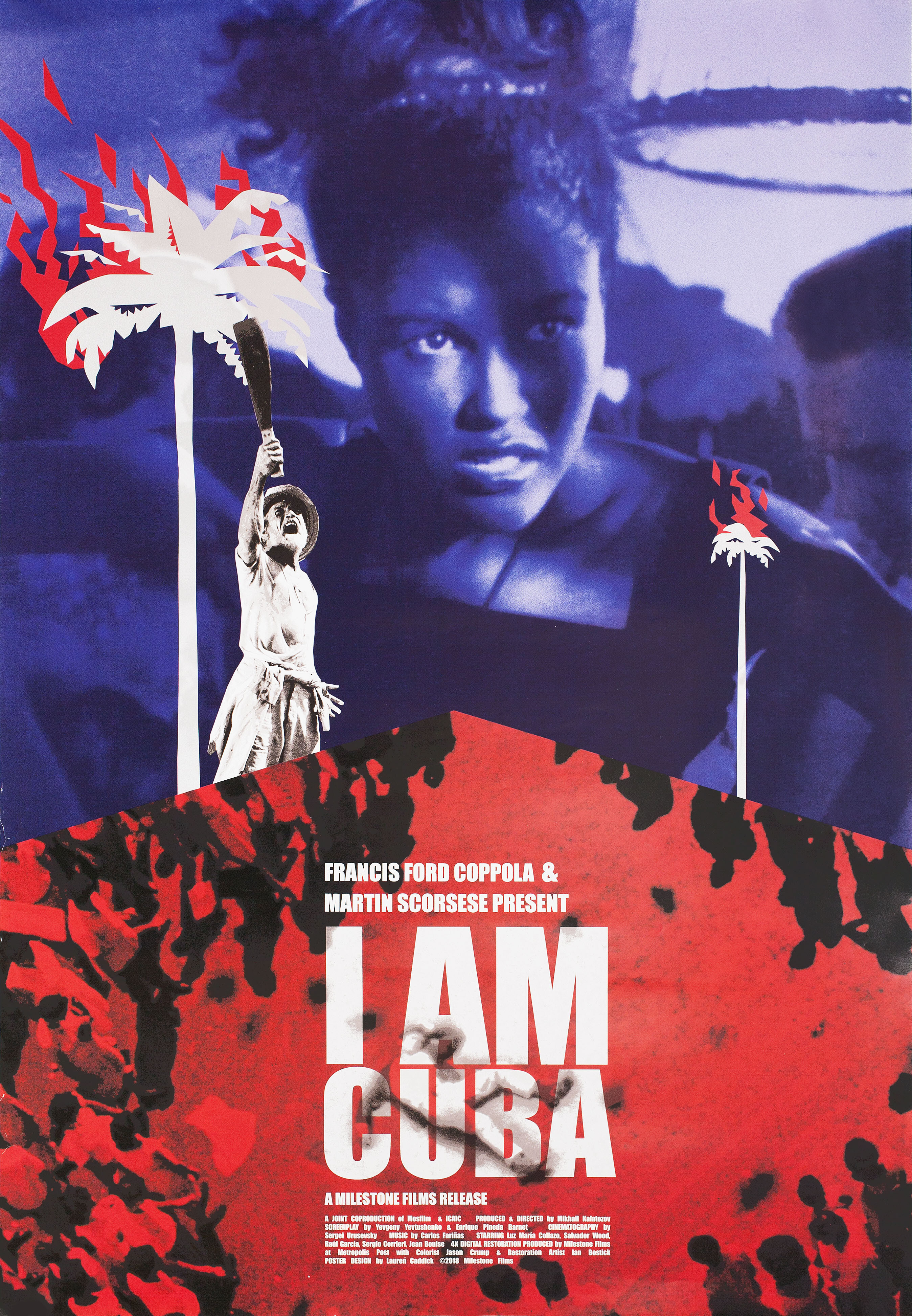 Я – Куба (режиссёр Михаил Калатозов, 1964), американский постер к фильму, 2018 год