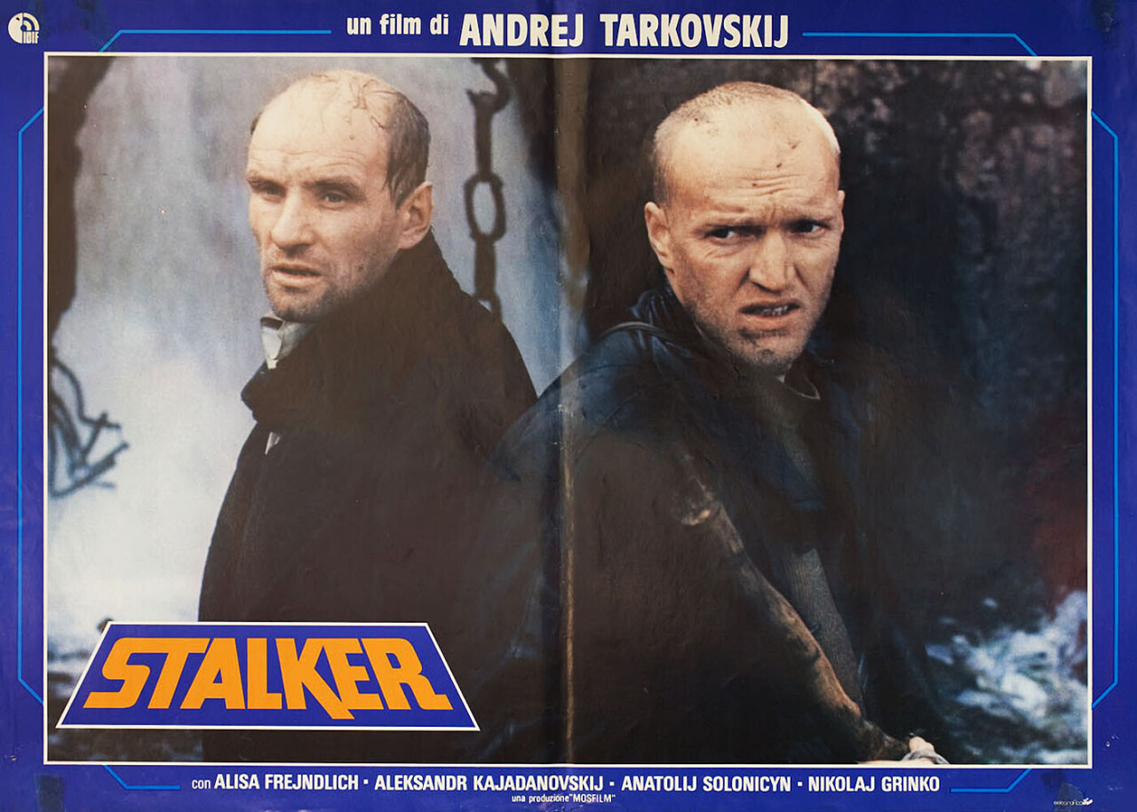Сталкер (режиссёр Андрей Тарковский, 1979), итальянский постер к фильму ...