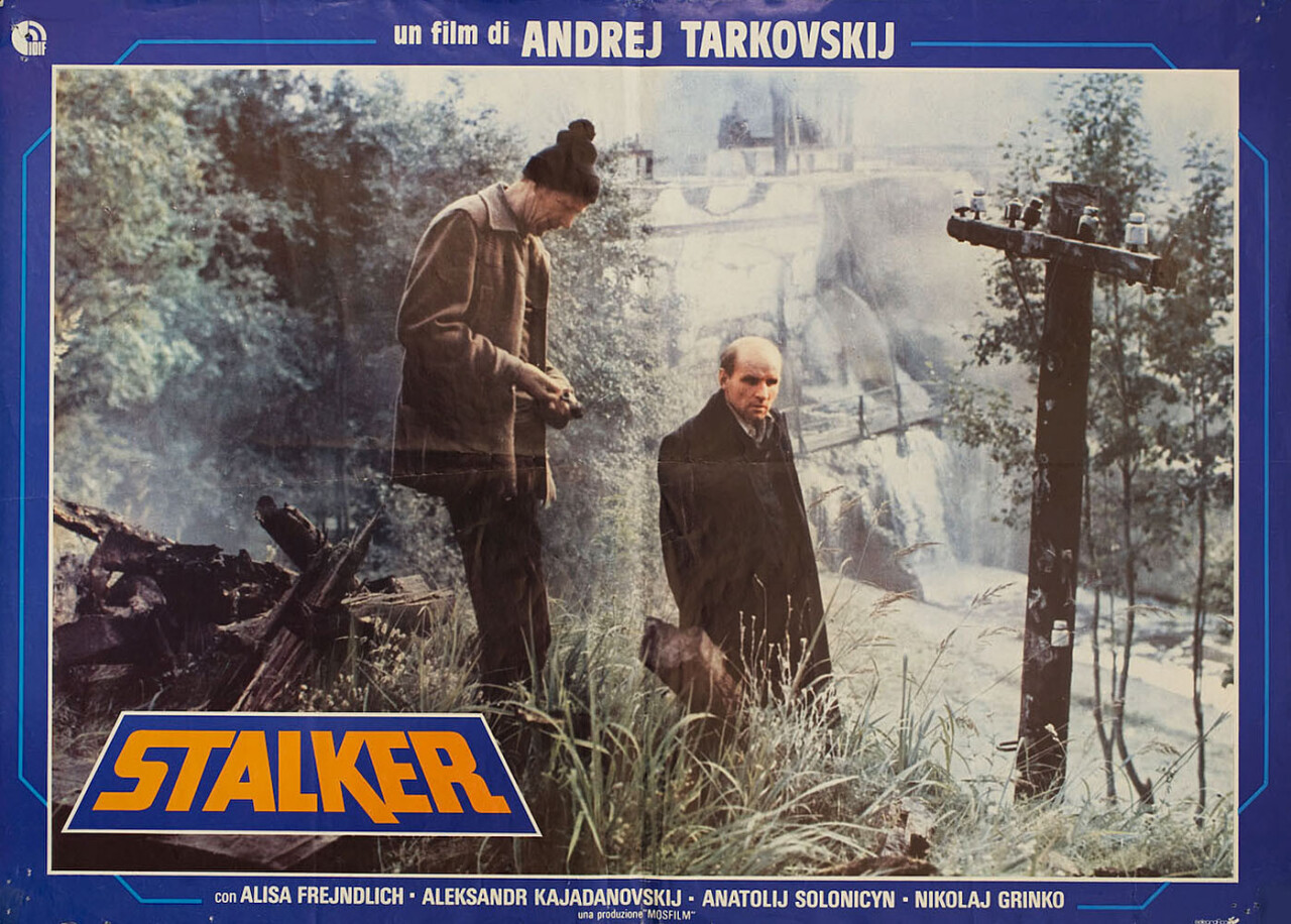 Сталкер (режиссёр Андрей Тарковский, 1979), итальянский постер к фильму ...