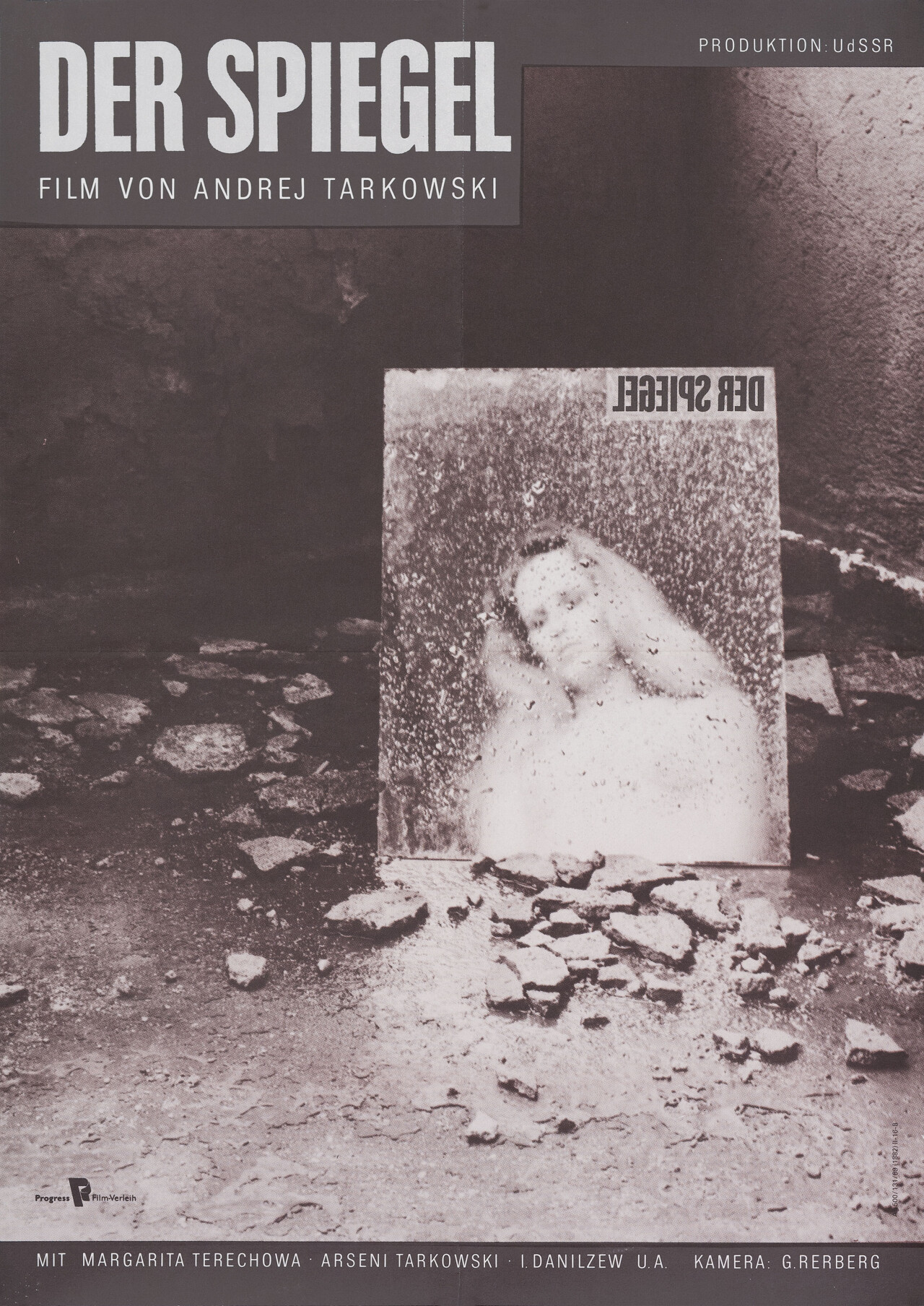 Зеркало (режиссёр Андрей Тарковский, 1975), East немецкий (ФРГ) постер ...