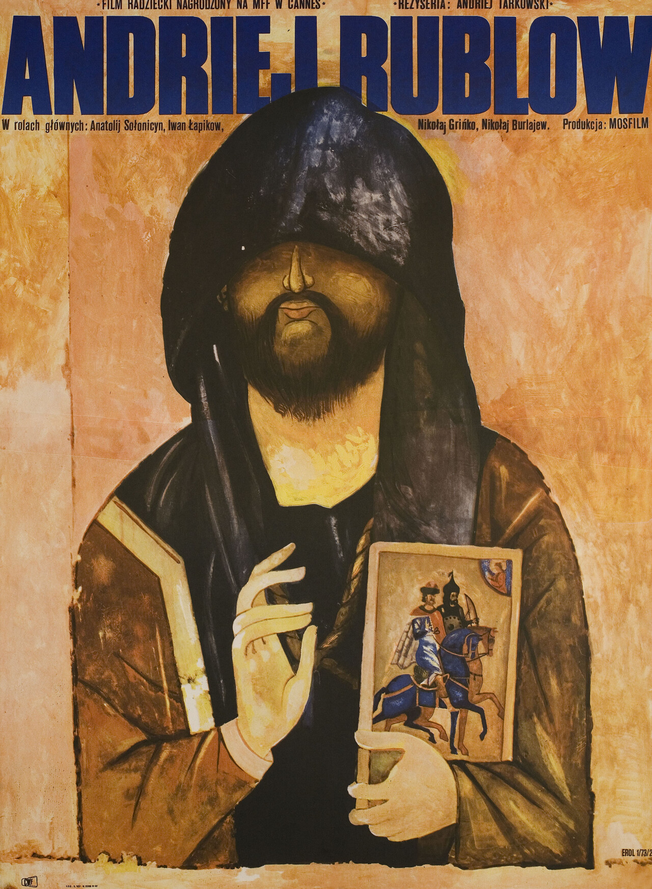 Андрей Рублёв (режиссёр Андрей Тарковский, 1966), польский постер к ...