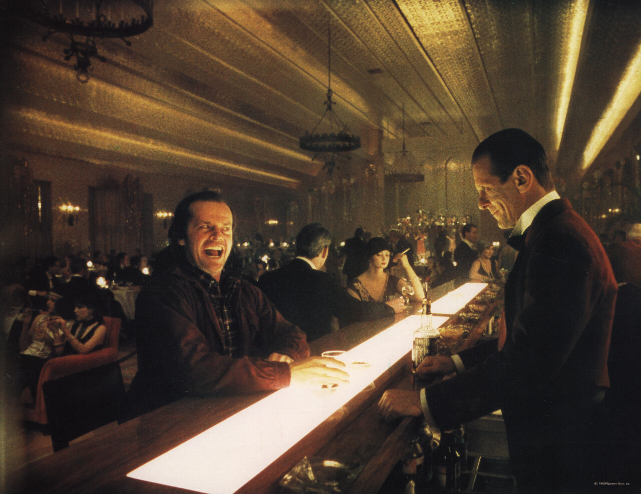 Сияние (The Shining, 1980), режиссёр Стэнли Кубрик, американский постер к фильму (ужасы, 1980 год) (10)