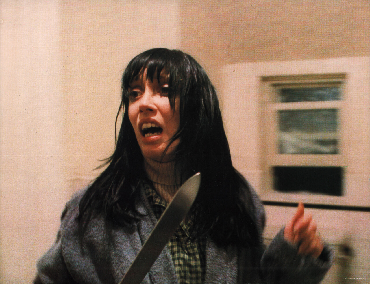 Сияние (The Shining, 1980), режиссёр Стэнли Кубрик, американский постер к фильму (ужасы, 1980 год) (1)
