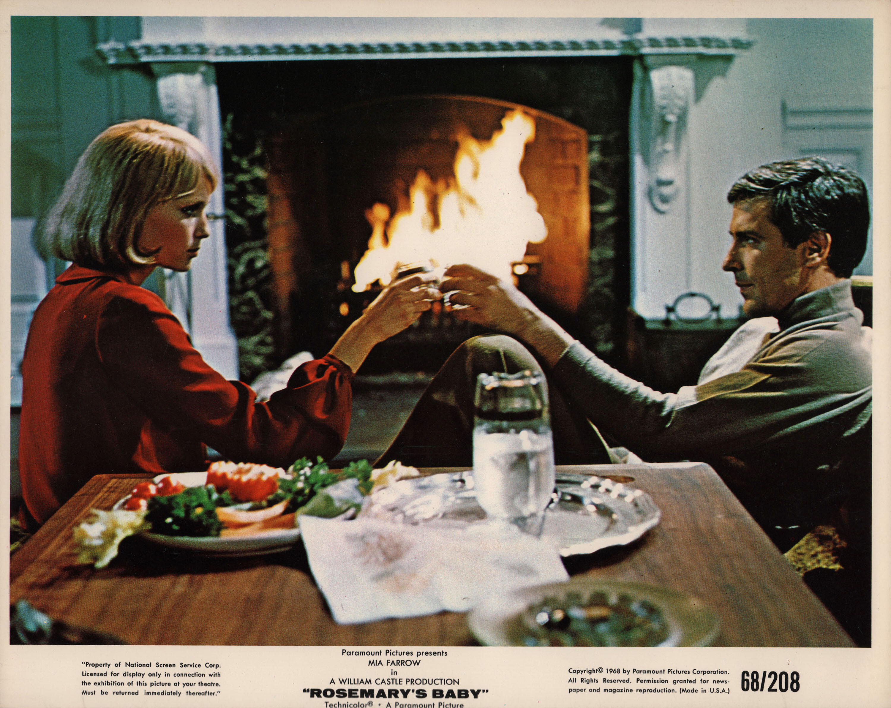 Ребенок Розмари (Rosemarys Baby, 1968), режиссёр Роман Полански, американский постер к фильму (ужасы, 1968 год) (1)