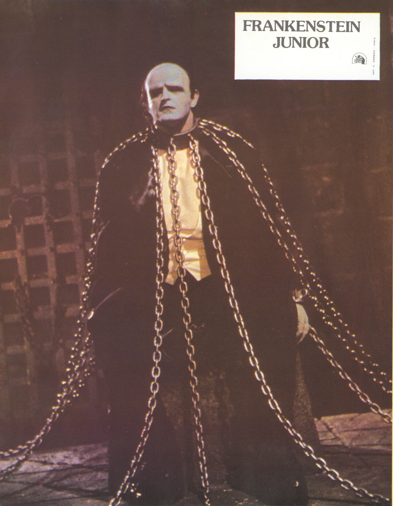 Молодой Франкенштейн (Young Frankenstein, 1974), режиссёр Мэл Брукс, французский постер к фильму (ужасы, 1974 год)_15