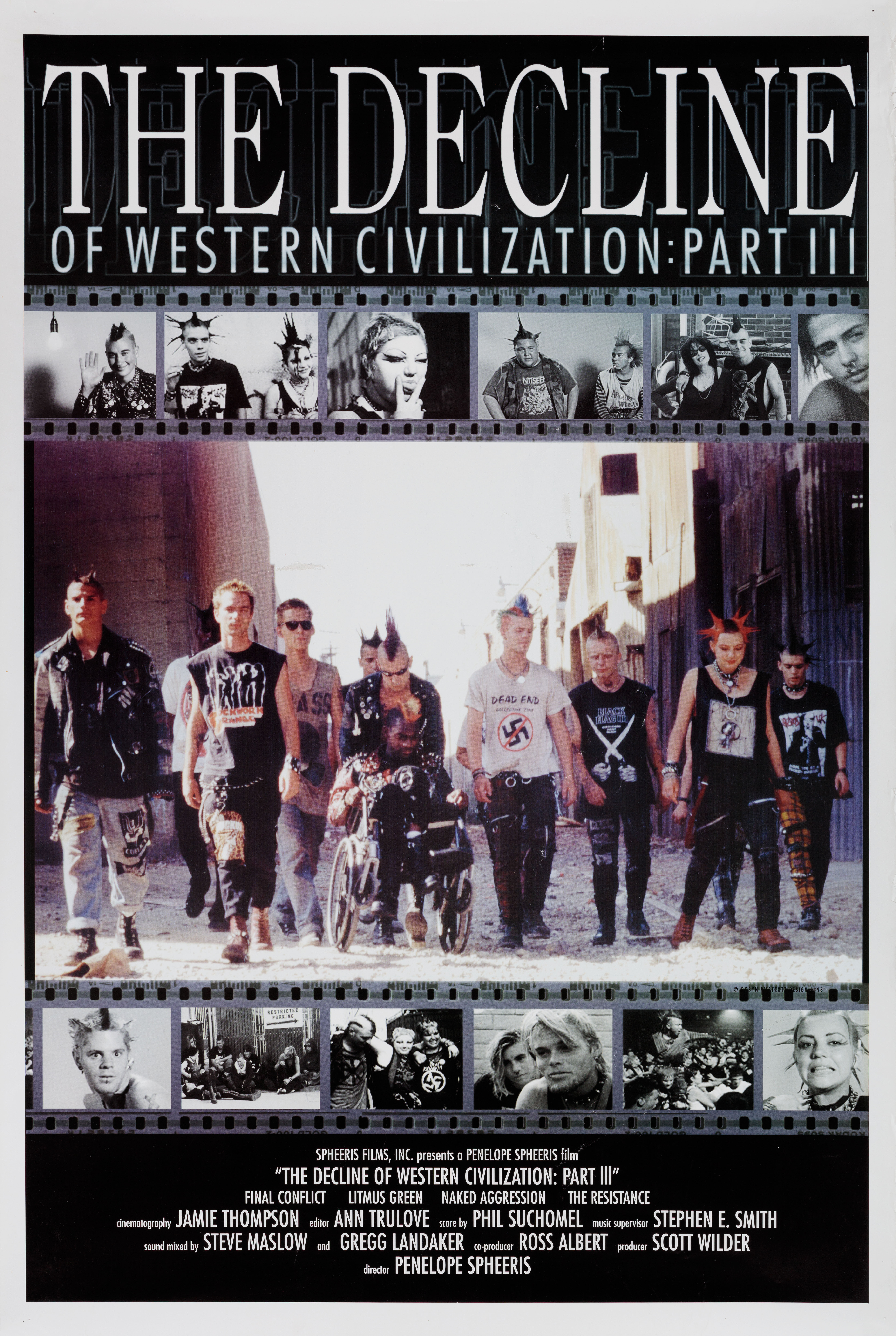 Падение западной цивилизации 3 (The Decline of Western Civilization Part III, 1998), режиссёр Пенелопа Сфирис, американский постер к фильму, 2000 год
