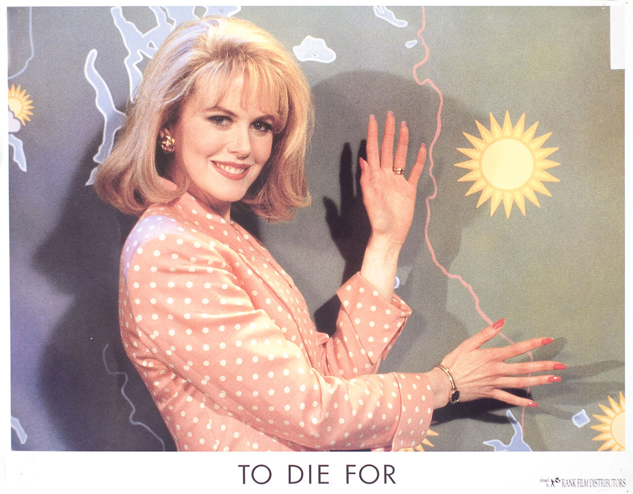 Умереть во имя (To Die For, 1995), режиссёр Гас Ван Сент, американский постер к фильму, 1995 год (2)