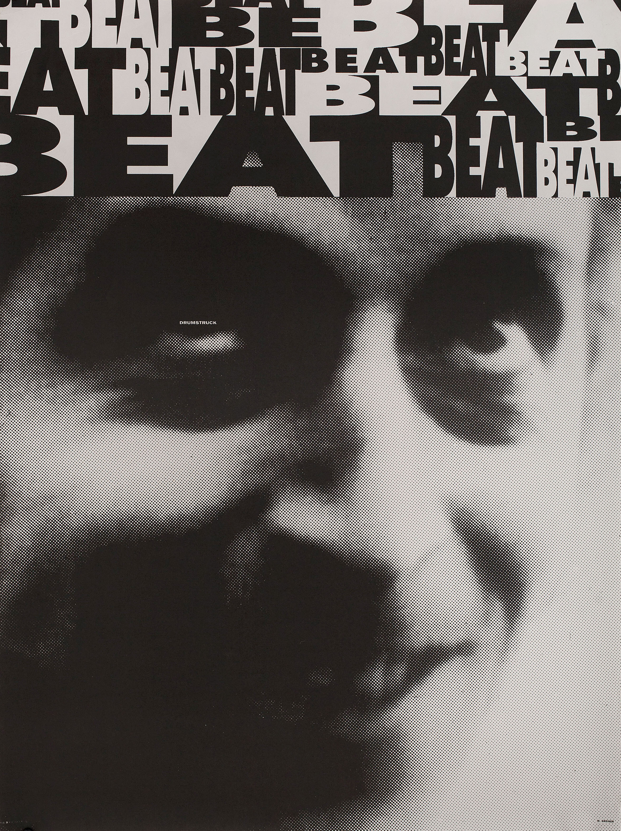 Удар барабана (Drum Struck, 1992), режиссёр Грег Никсон, американский постер к фильму, 1992 год