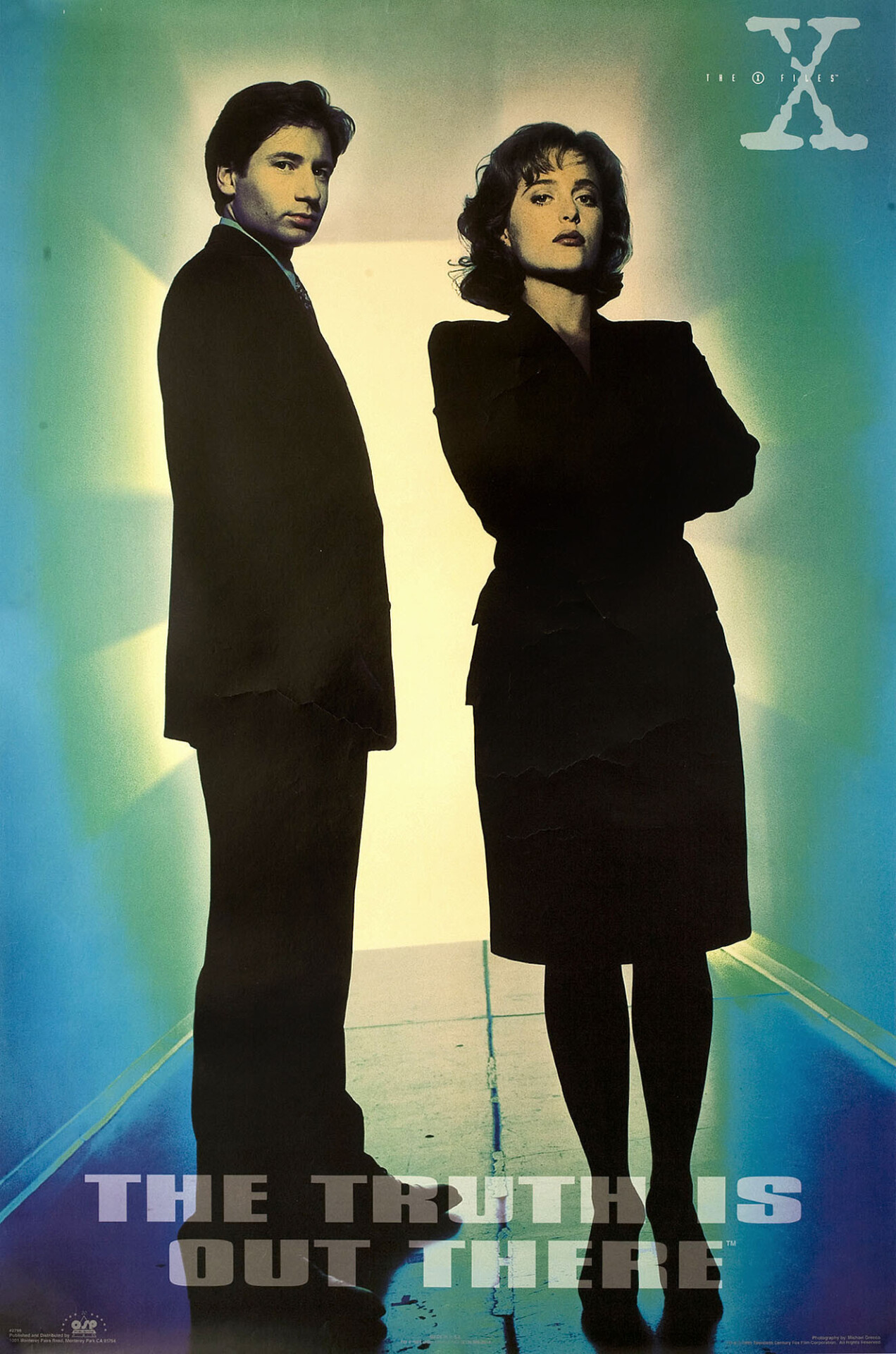 Секретные материалы: Истина где-то рядом, постер, 1995 год / Кино ...
