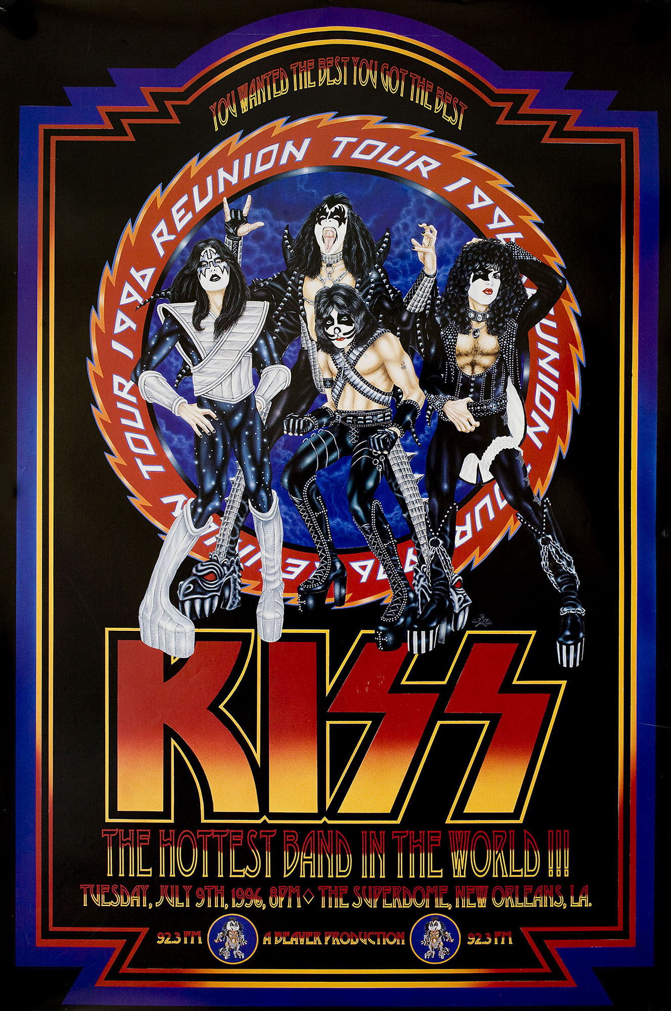 Kiss, постер, 1996 год
