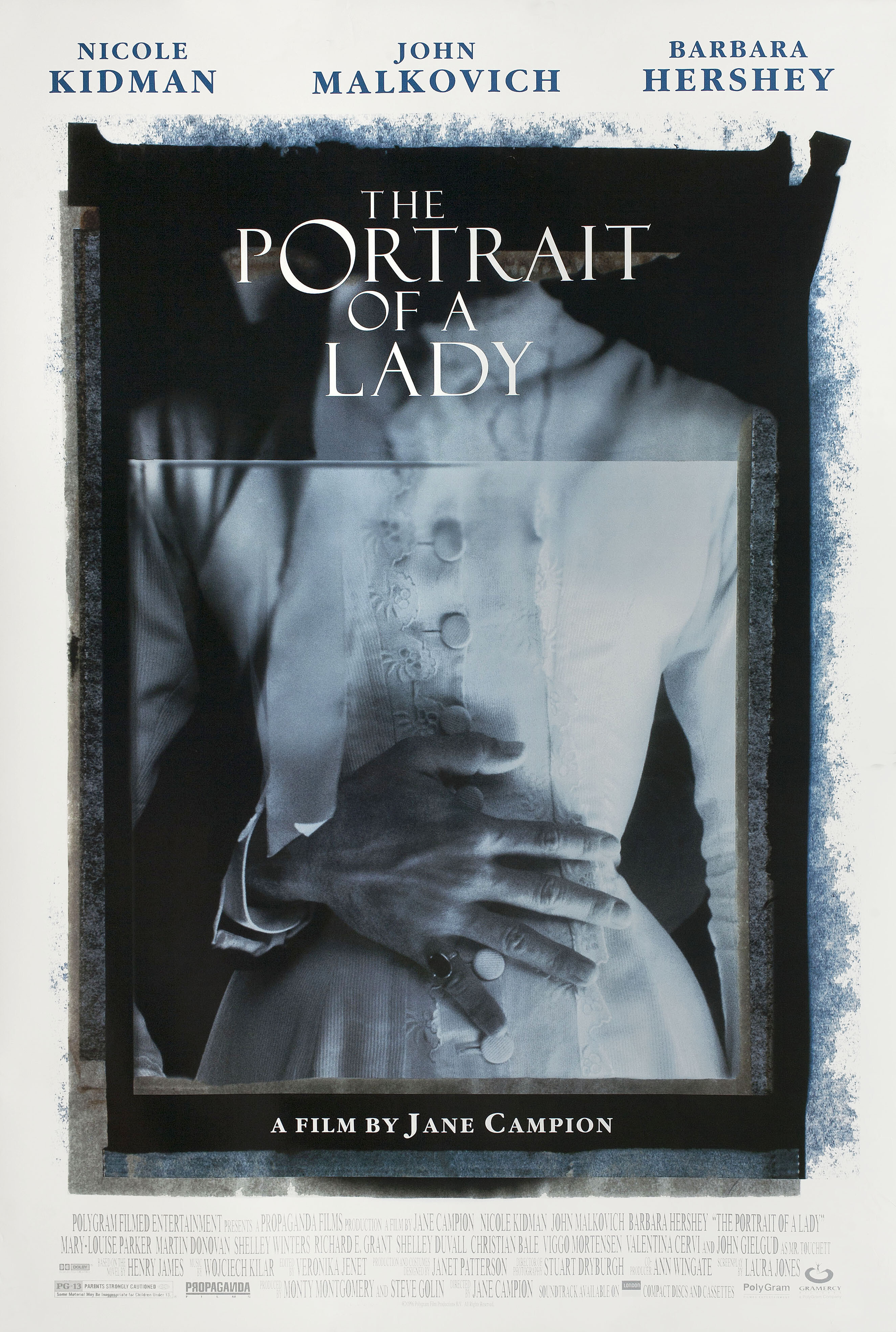 Портрет леди (The Portrait of a Lady, 1996), режиссёр Джейн Кэмпион, американский постер к фильму, 1996 год