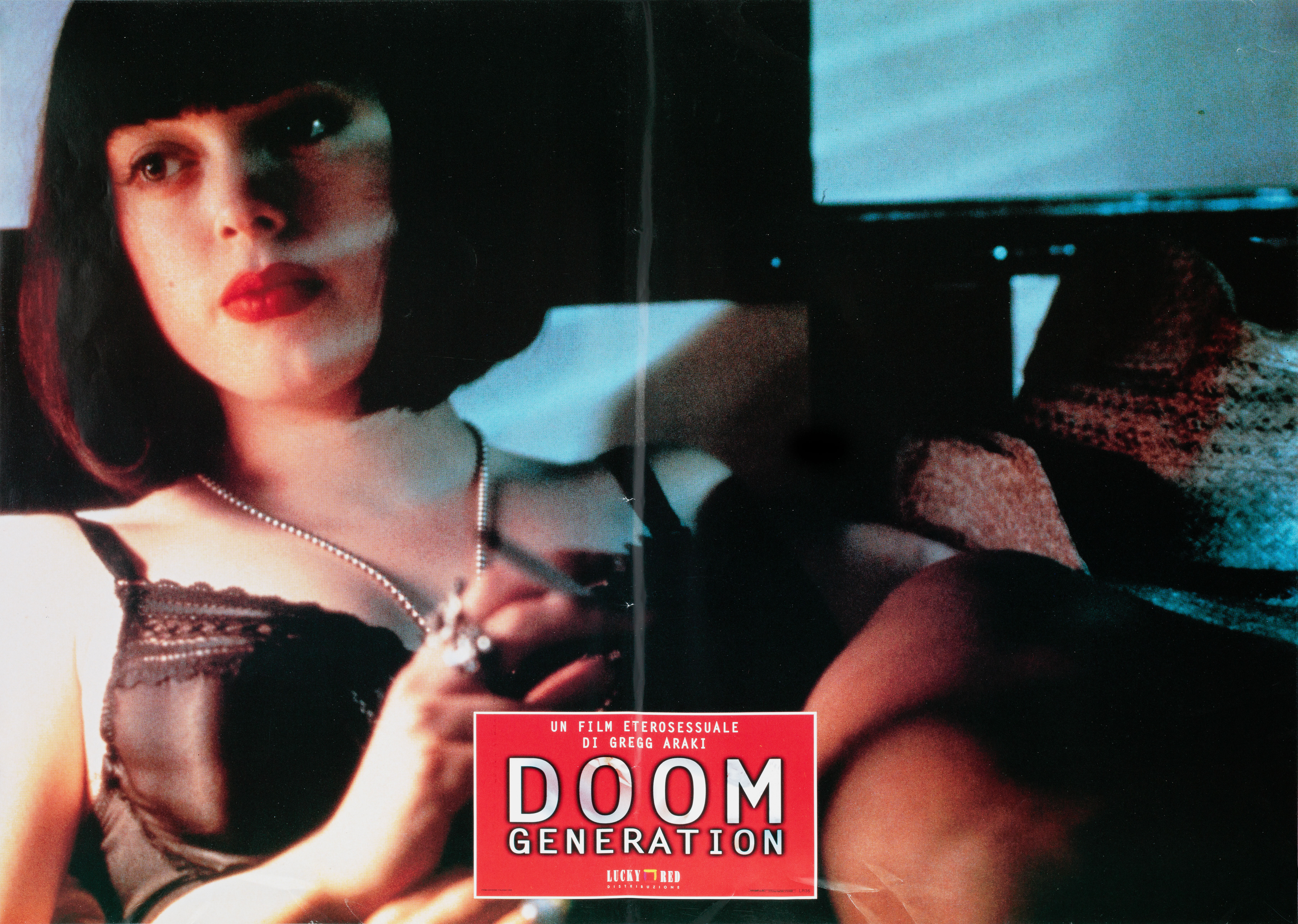 Поколение игры Doom (The Doom Generation, 1995), режиссёр Грегг Араки, итальянский постер к фильму, 1996 год