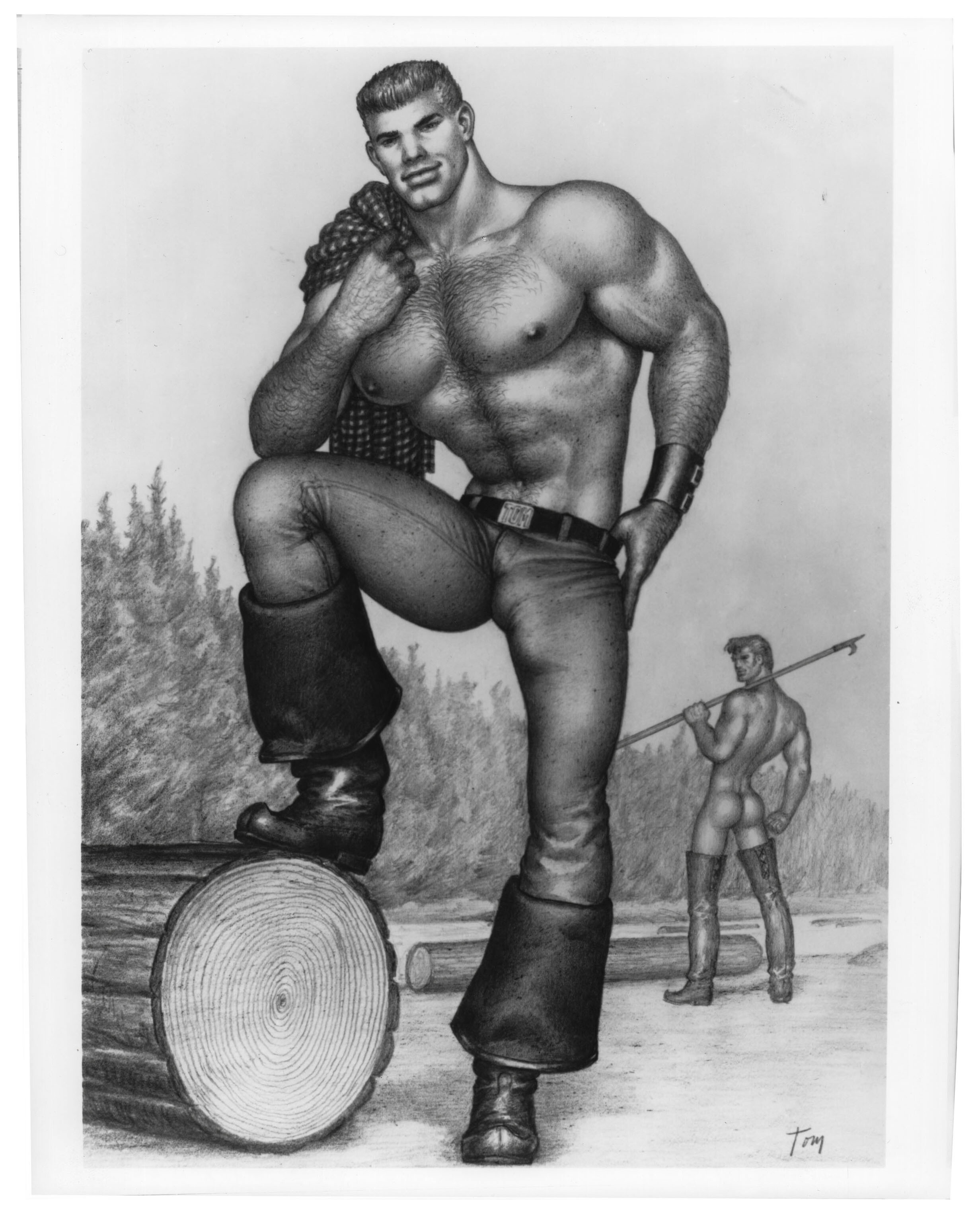 Том из Финляндии: Папа и Академия мускулов (Daddy and the Muscle Academy, 1991), режиссёр Илппо Похъёла, американский постер к фильму, 1992 год