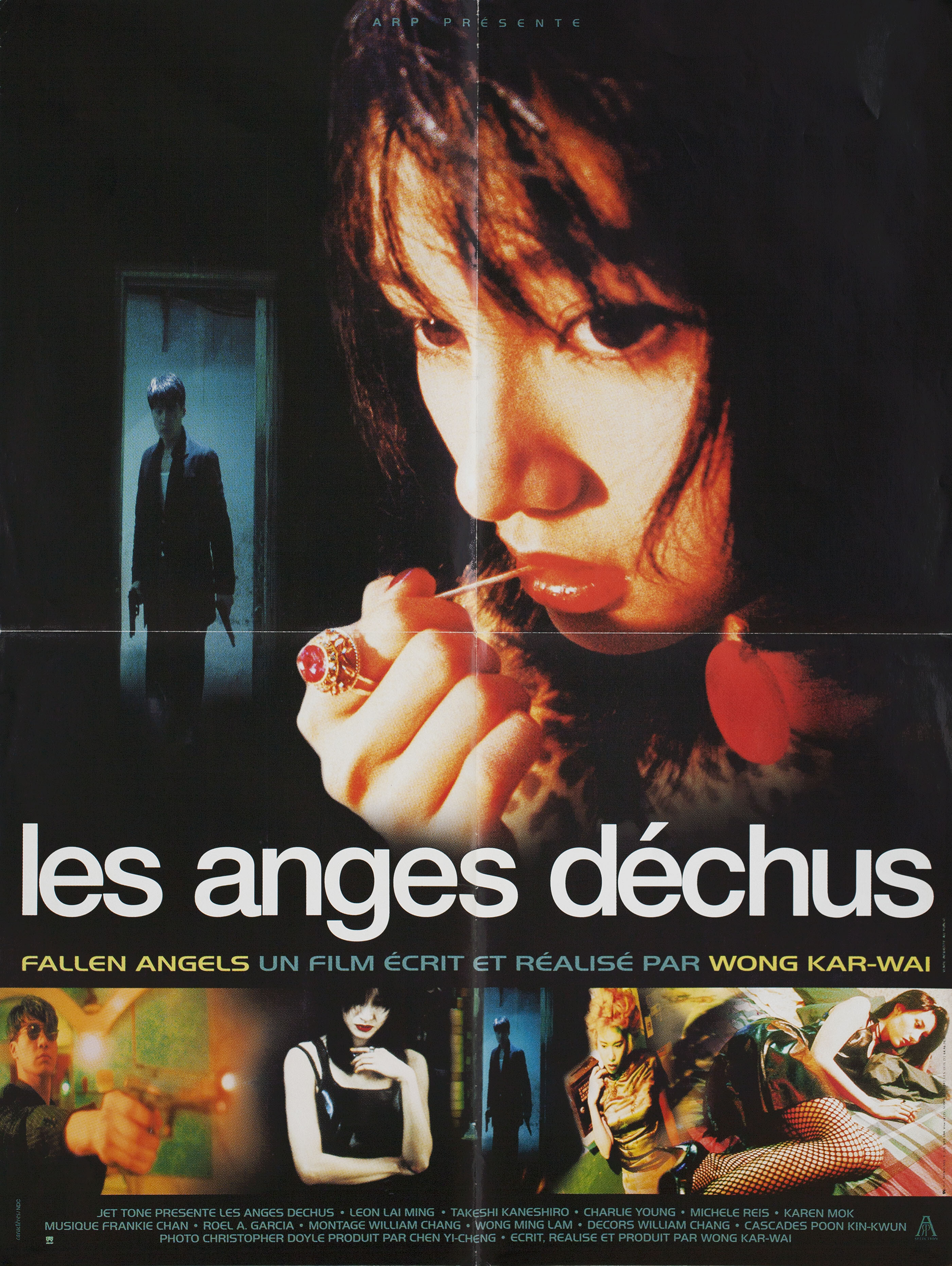 Падшие ангелы (Fallen Angels, 1995), режиссёр Вонг Карвай, французский постер к фильму, 1995 год (1)