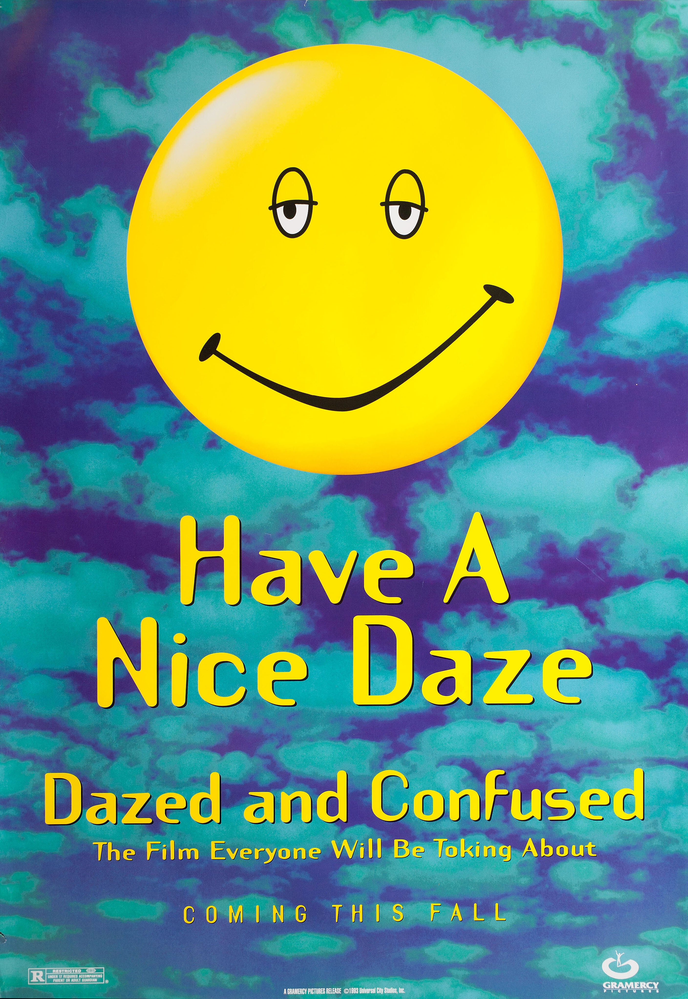 Под кайфом и в смятении (Dazed and Confused, 1993), режиссёр Ричард Линклейтер, американский постер к фильму, 1993 год