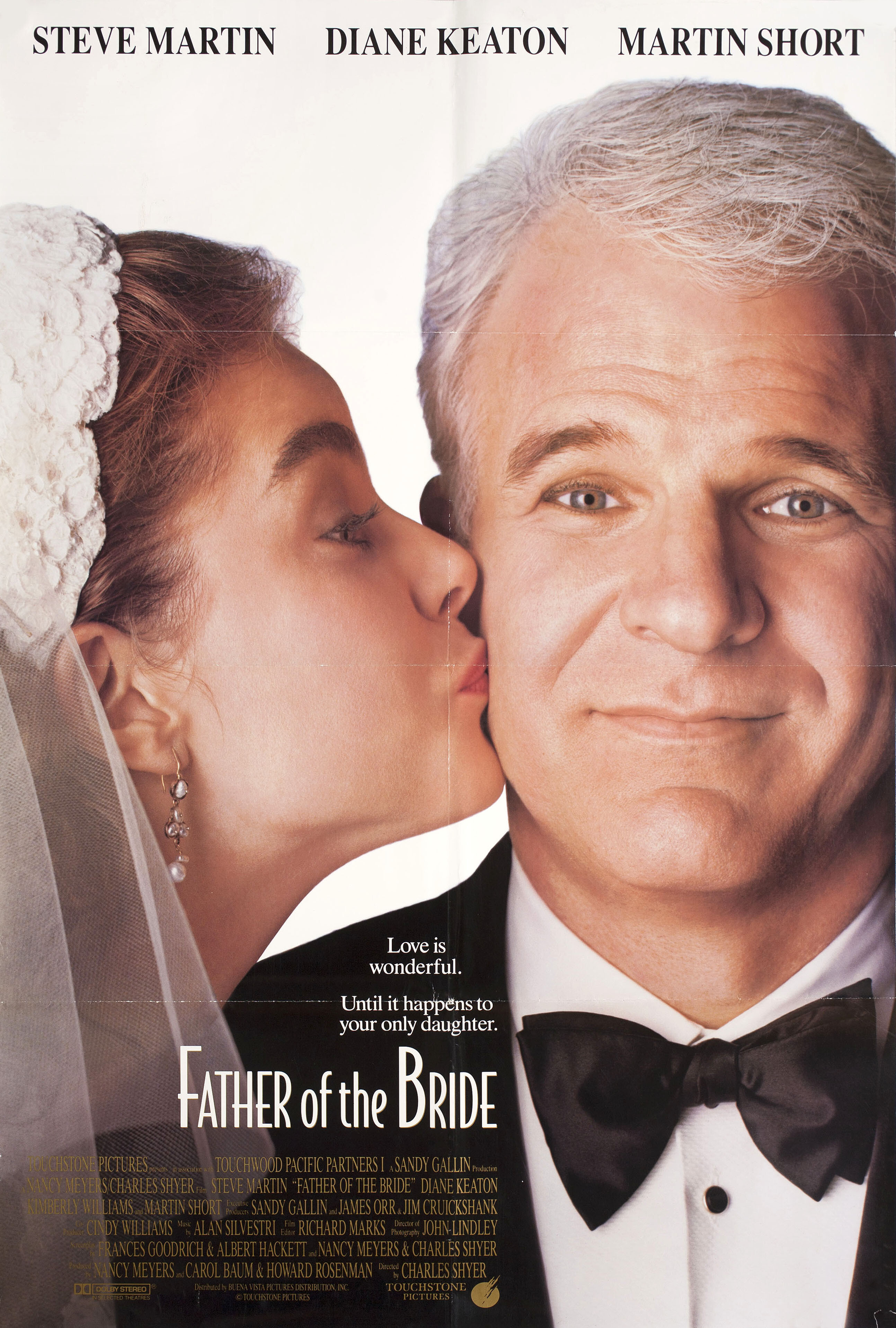 Отец невесты (Father of the Bride, 1991), режиссёр Чарльз Шайер, американский постер к фильму, 1991 год