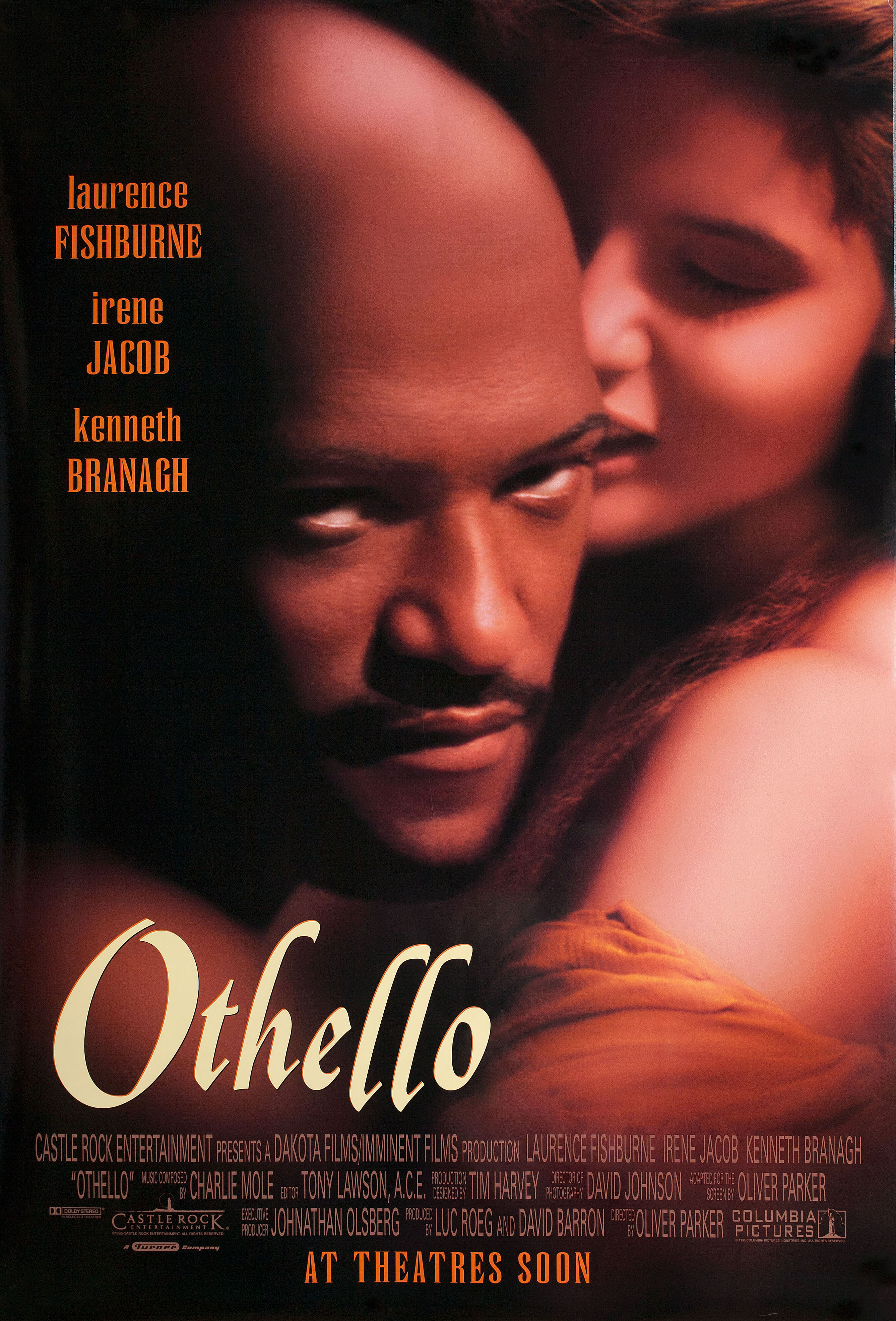 Отелло (Othello, 1995), режиссёр Оливер Паркер, американский постер к фильму, 1995 год
