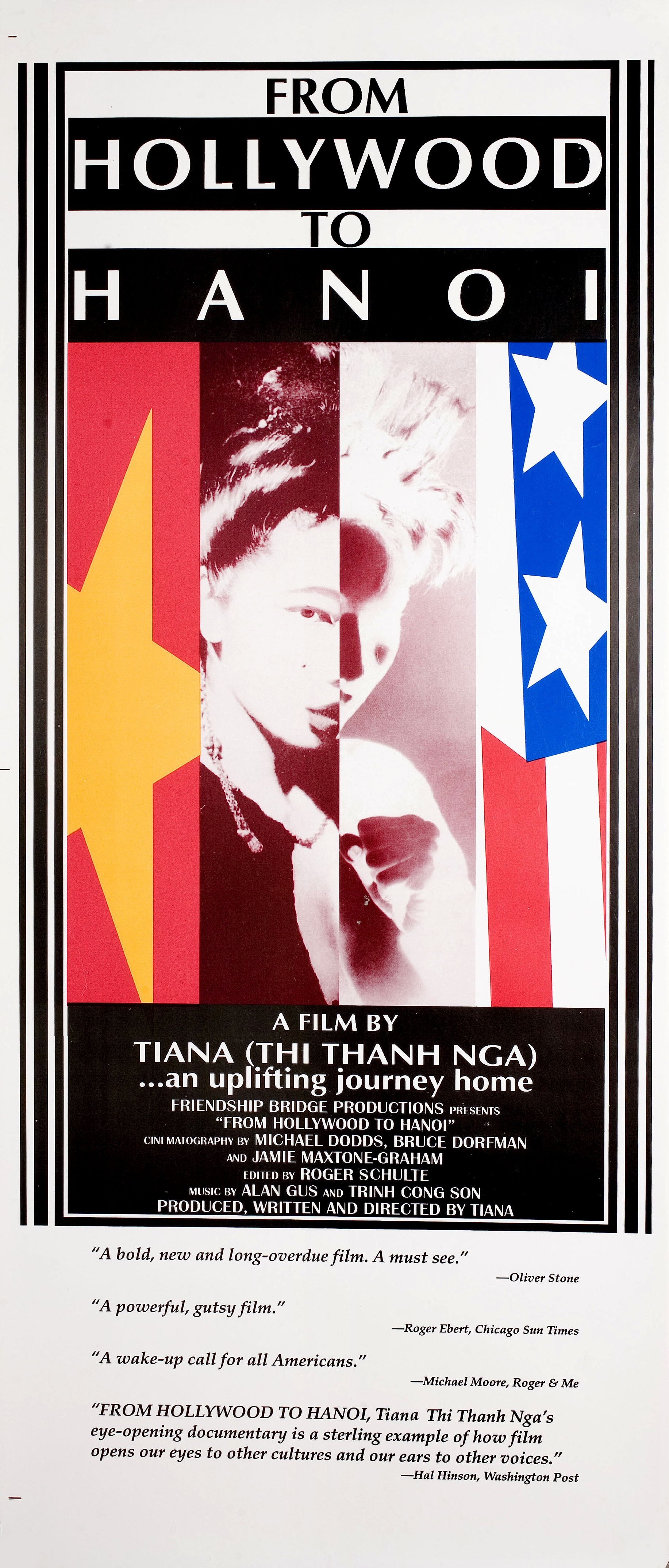 Из Голливуда в Ханой (From Hollywood to Hanoi, 1992), режиссёр Тиана Александра, американский постер к фильму, 1993 год