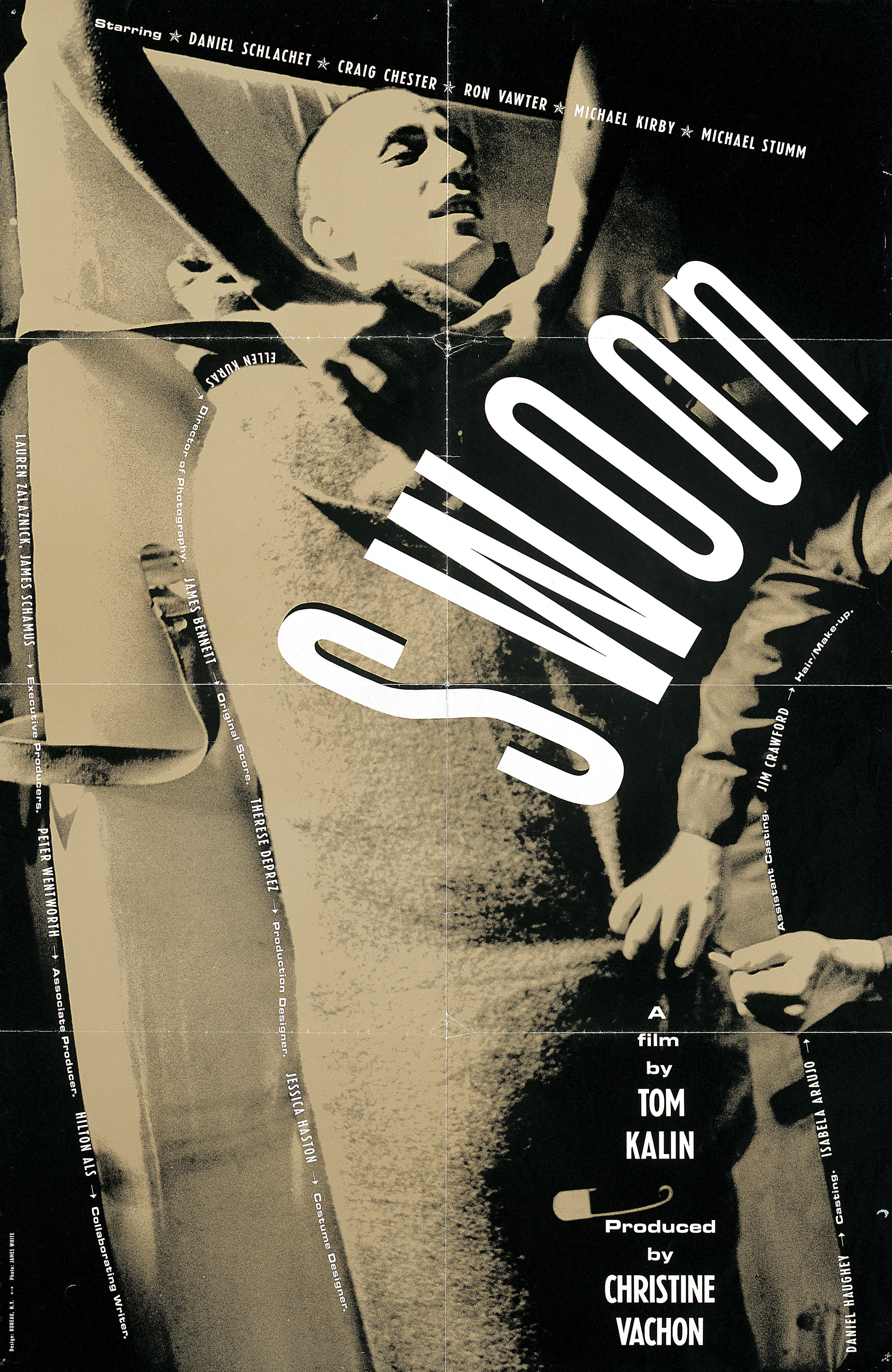Обморок (Swoon, 1992), режиссёр Том Кэлин, американский постер к фильму, автор Бюро, Джеймс Уайт, 1992 год