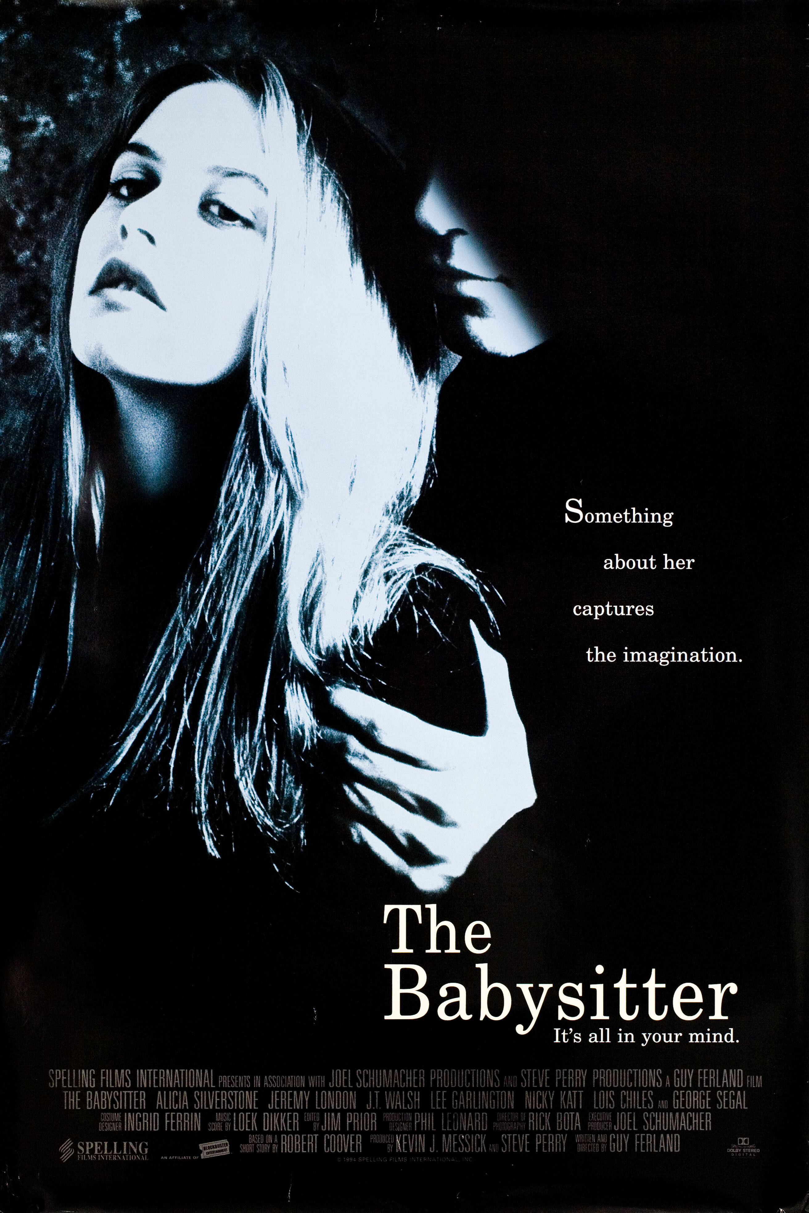 Приходящая няня (The Babysitter, 1995), режиссёр Гай Ферленд, американский постер к фильму, 1994 год
