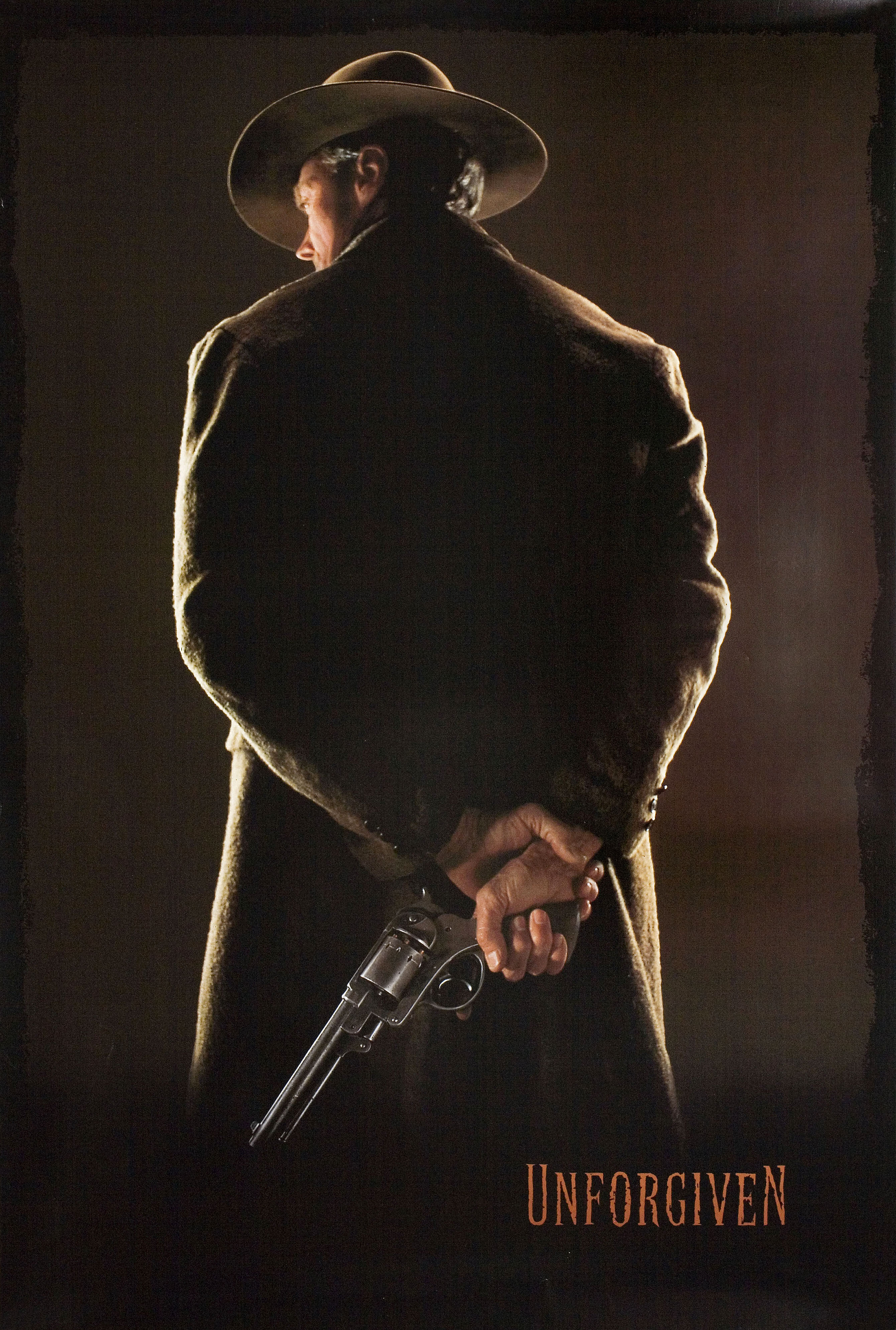 Непрощенный (Unforgiven, 1992), режиссёр Клинт Иствуд, американский постер к фильму