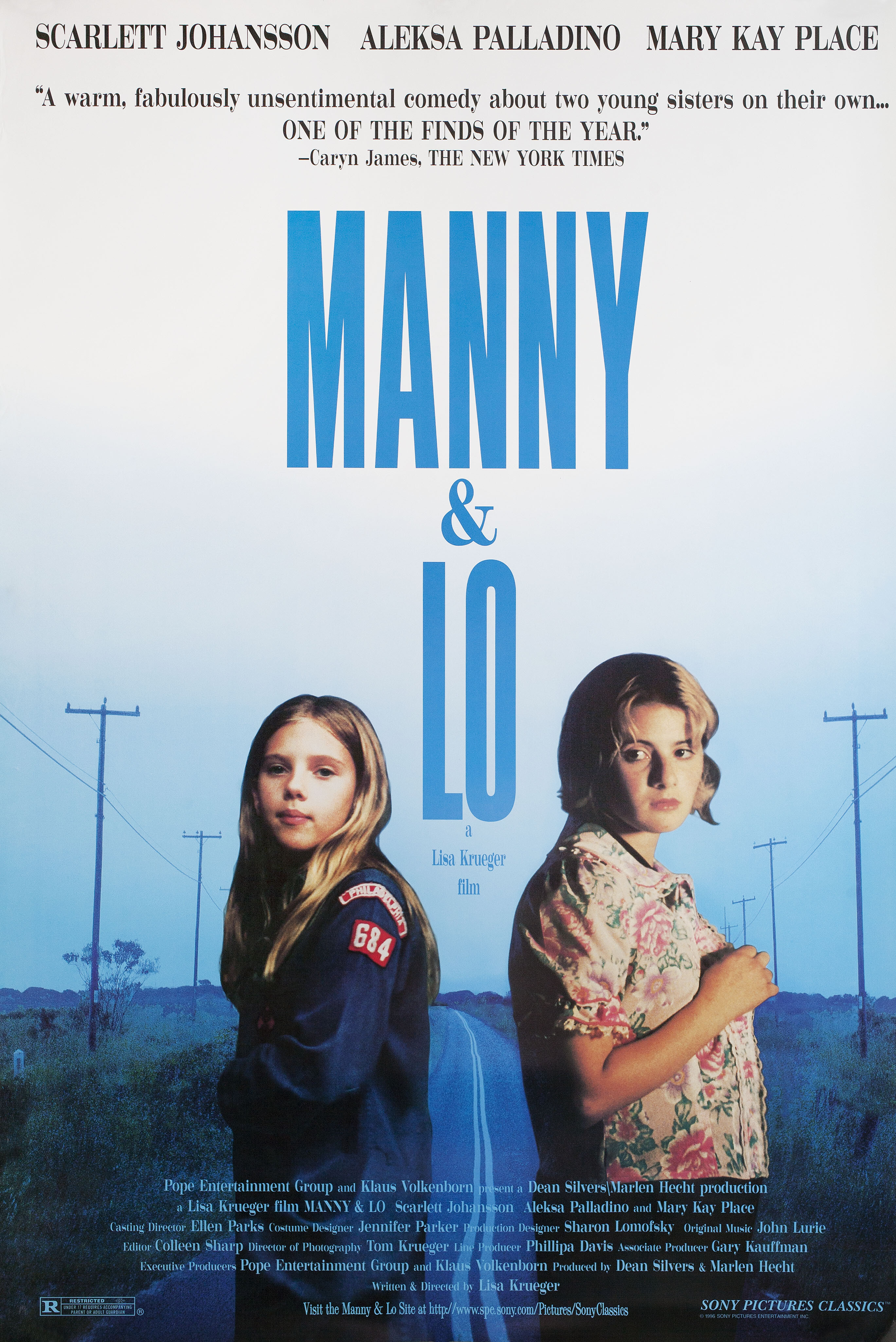 Воришки / Мэнни и Ло (Manny & Lo, 1996), режиссёр Лиза Крюгер, американский постер к фильму, 1999 год