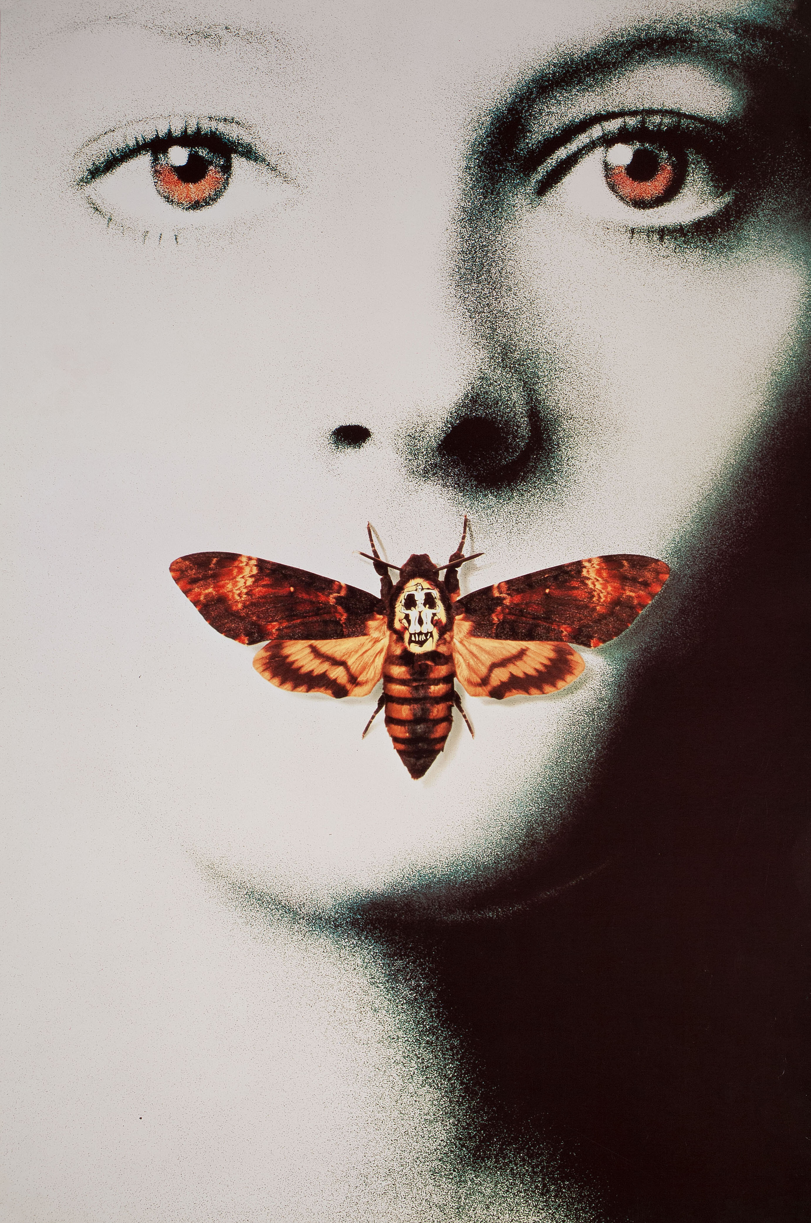 Молчание ягнят (The Silence of the Lambs, 1991), режиссёр Джонатан Демме, британский постер к фильму