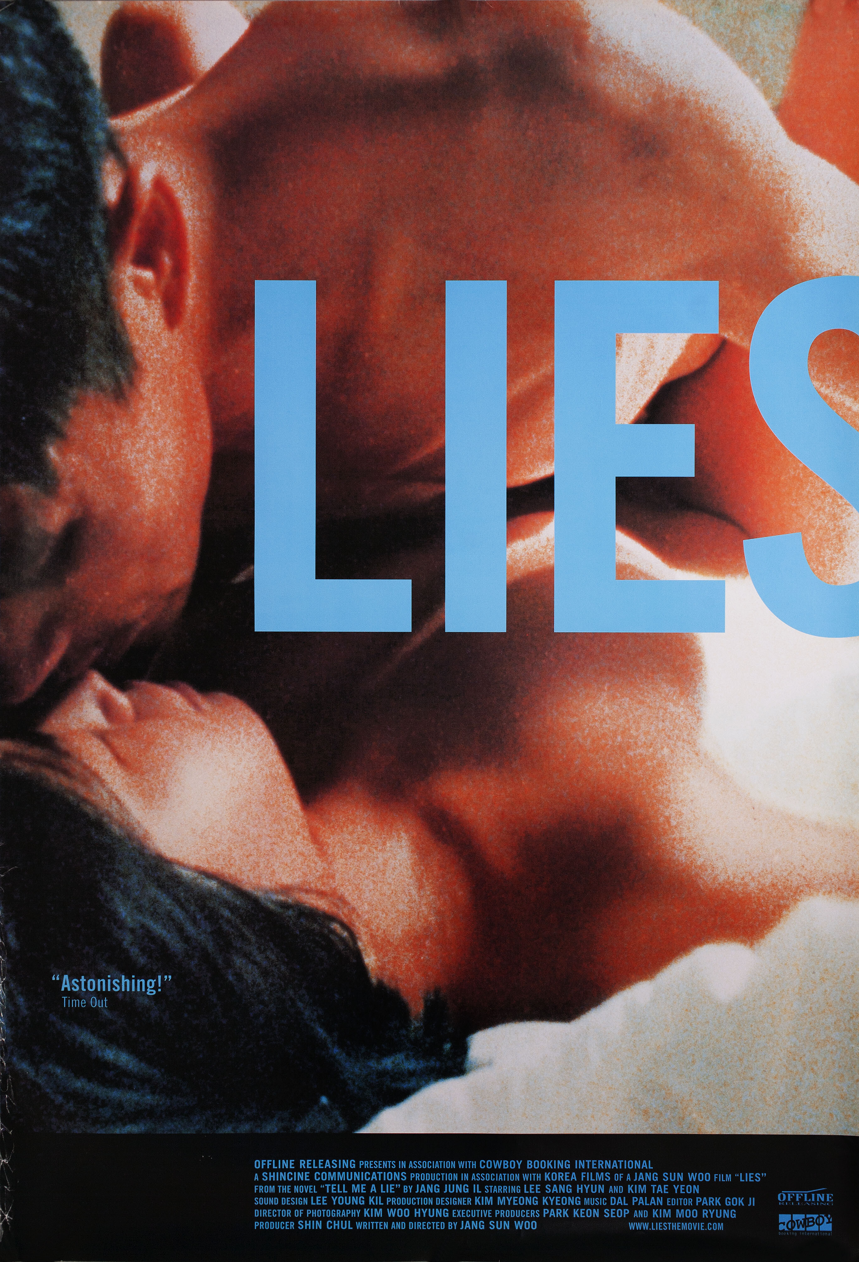 Ложь (Lies, 1999), режиссёр Чан Сон-у, американский постер к фильму