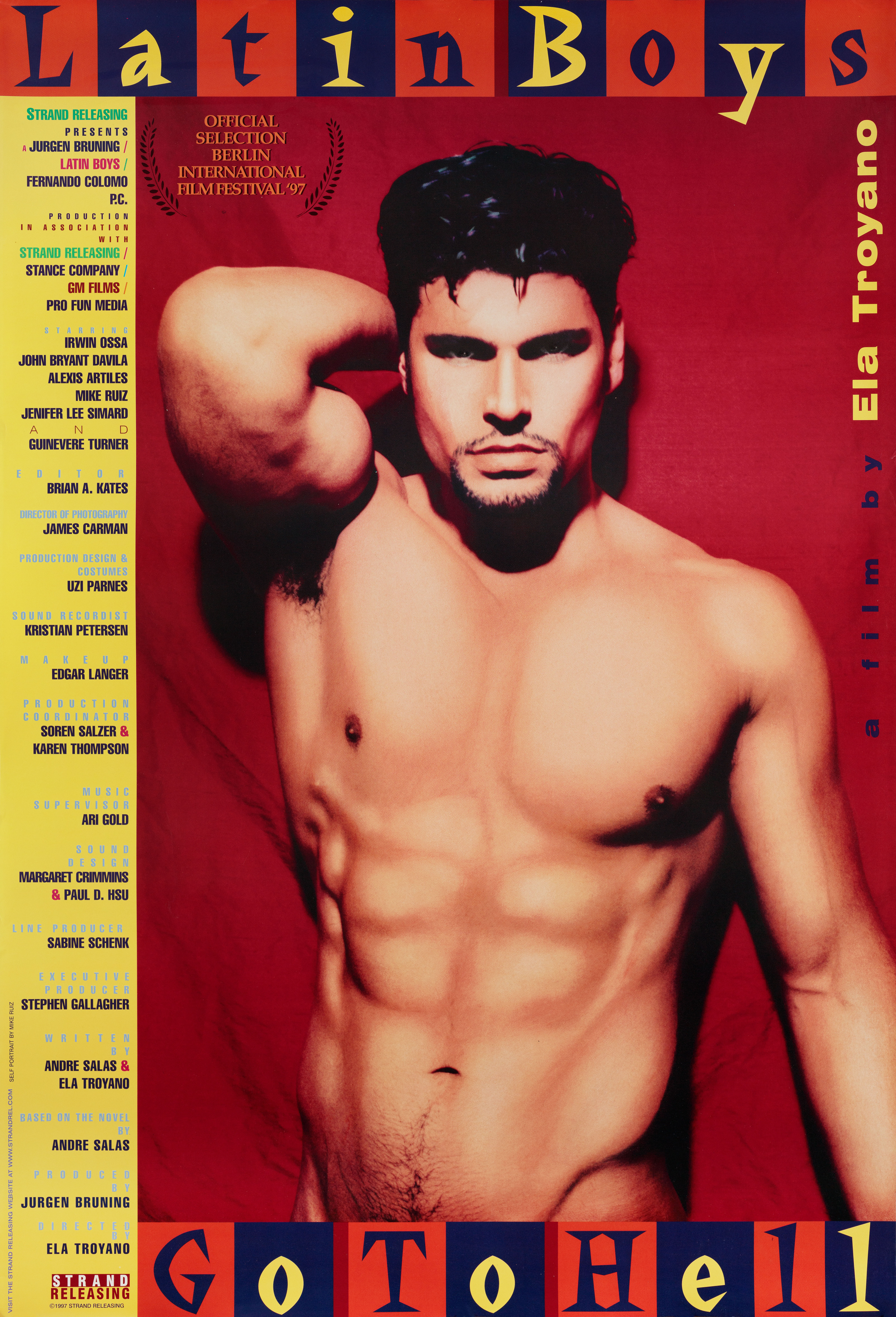 Латинские парни идут в ад (Latin Boys Go to Hell, 1997), режиссёр Эла Тройано, американский постер к фильму