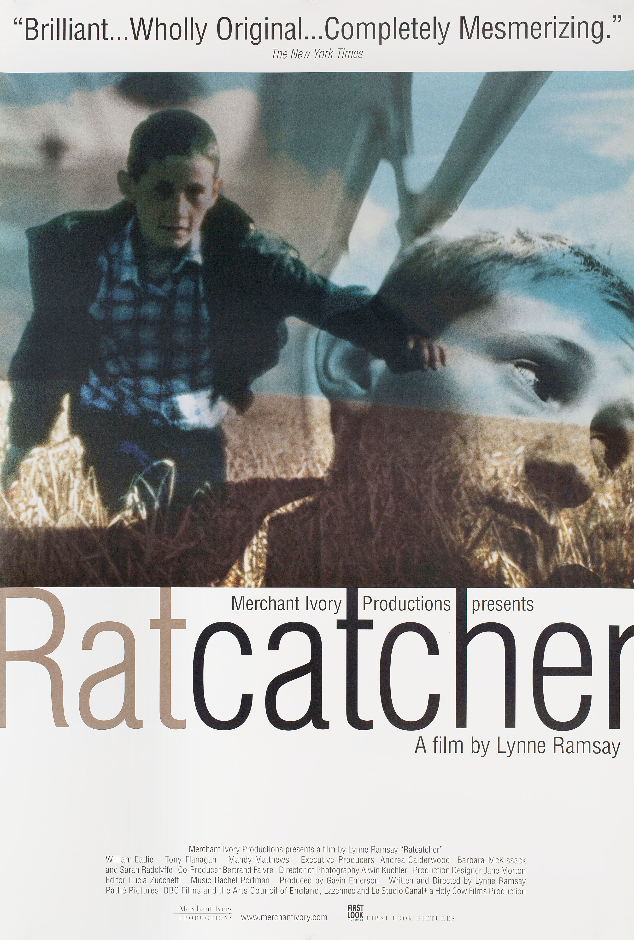 Крысолов (Ratcatcher, 1999), режиссёр Линн Рэмси, американский постер к фильму, 1999 год