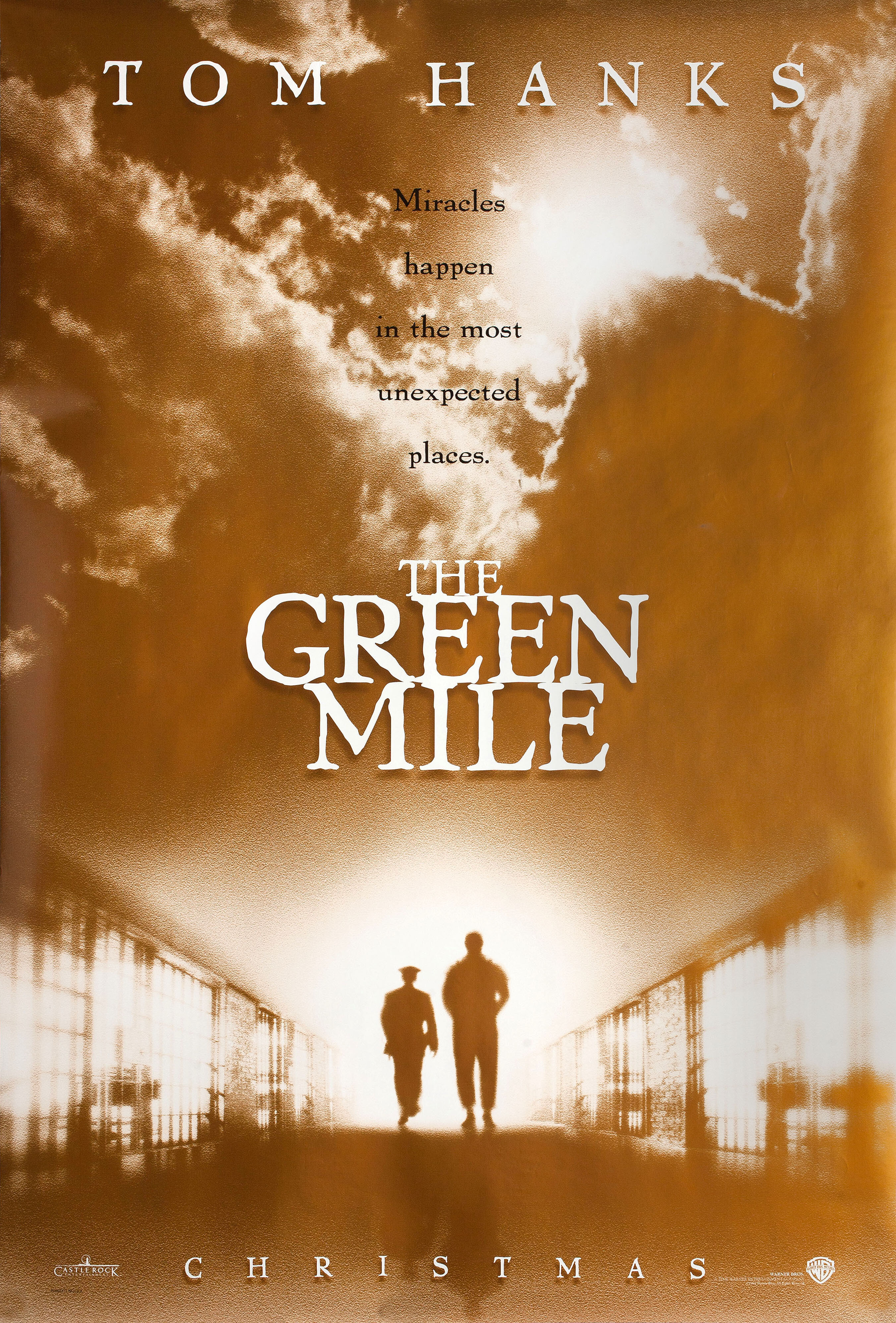 Зеленая миля (The Green Mile, 1999), режиссёр Фрэнк Дарабонт, американский постер к фильму, 1999 год