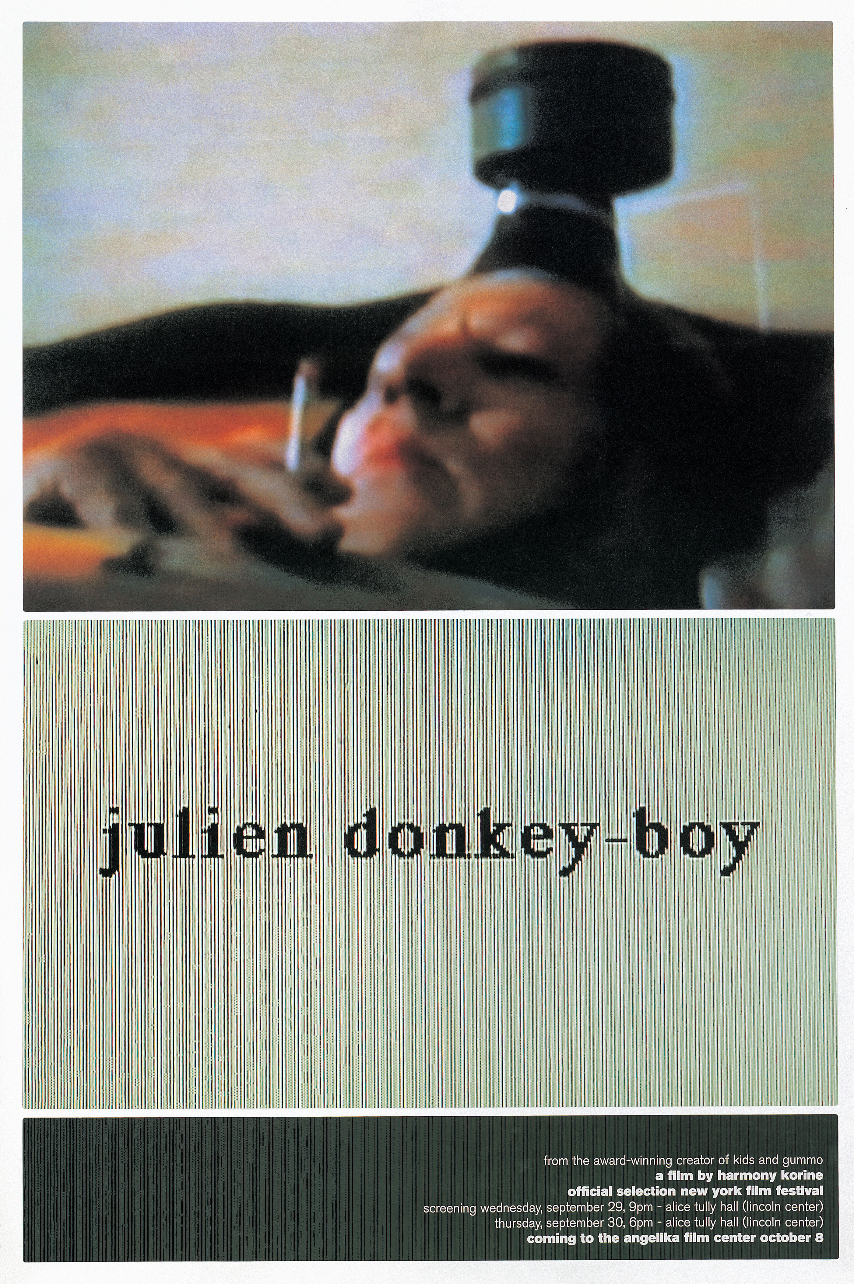Осленок Джулиэн (Julien Donkey-Boy, 1999), режиссёр Хармони Корин, американский постер к фильму