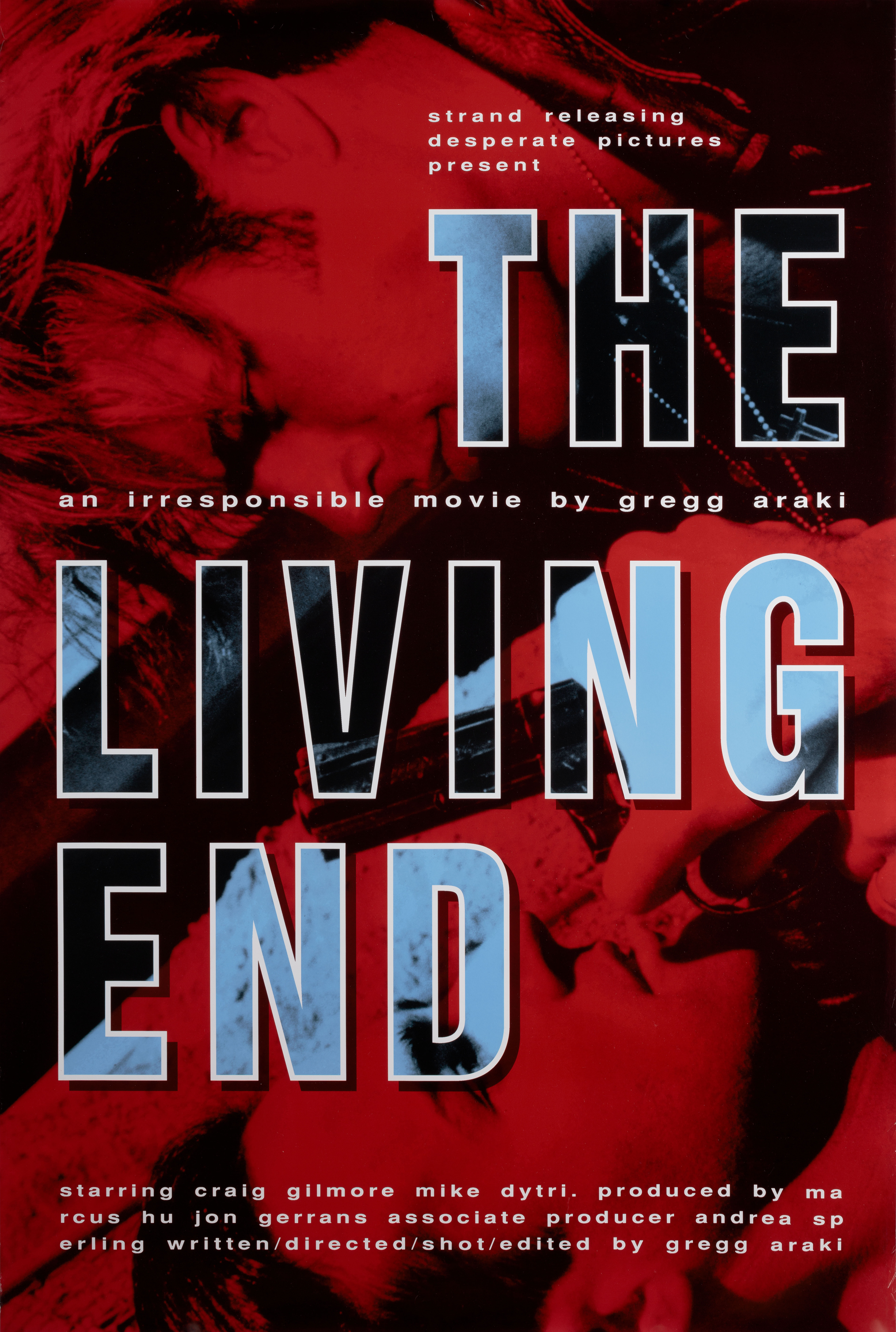 Оголенный провод (The Living End, 1992), режиссёр Грегг Араки, американский постер к фильму