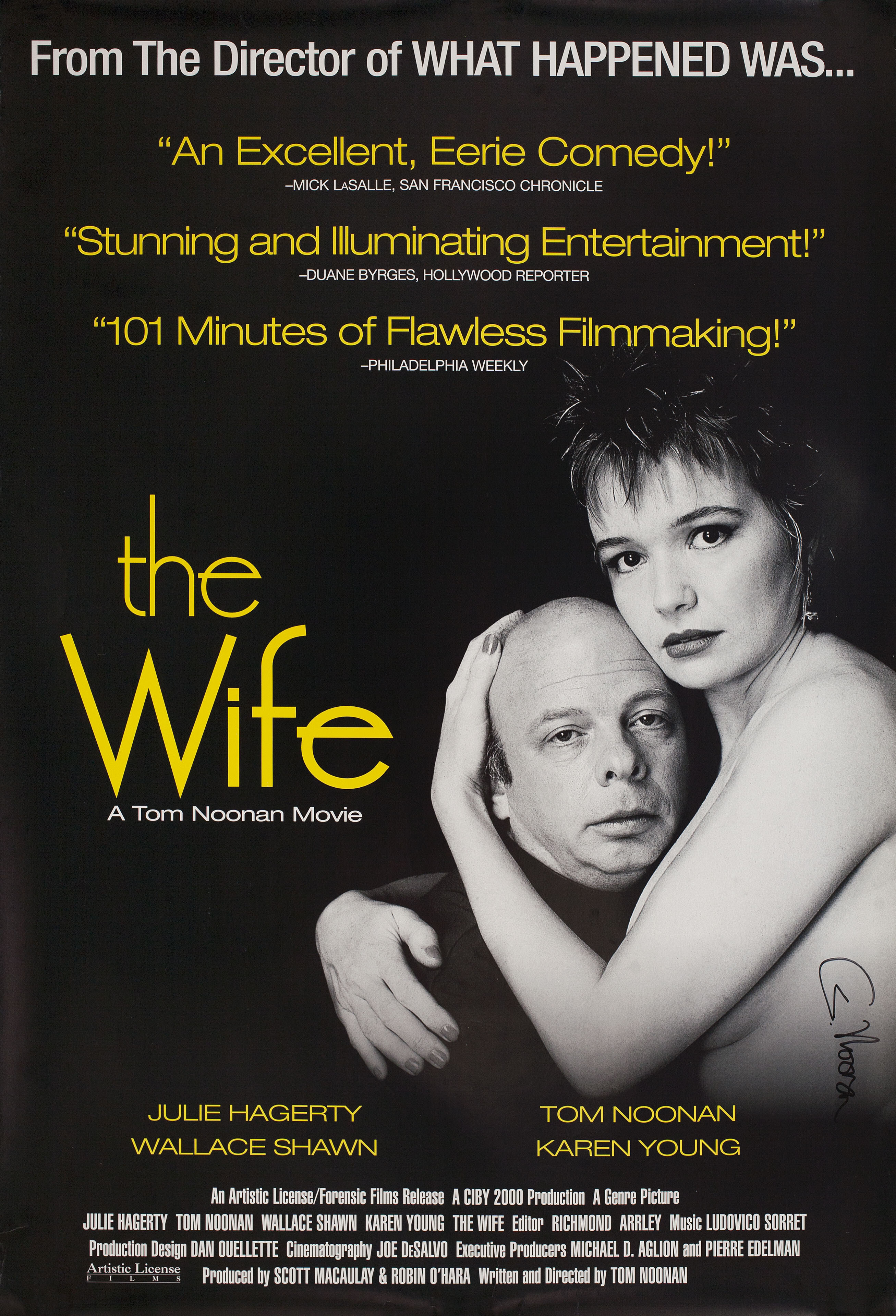 Жена (The Wife, 1995), режиссёр Том Нунэн, американский постер к фильму, 1995 год