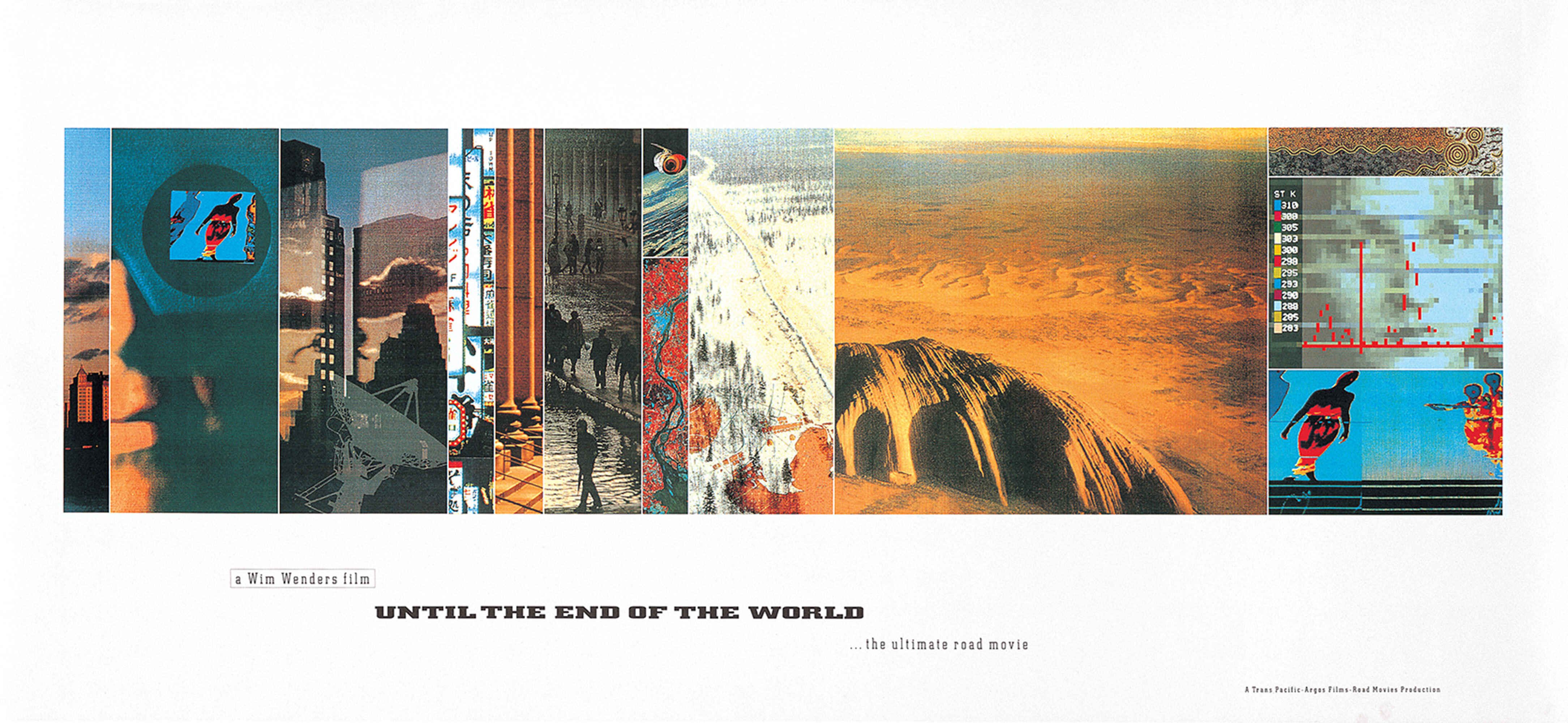 Когда наступит конец света (Until the End of the World, 1991), режиссёр Вим Вендерс, британский постер к фильму