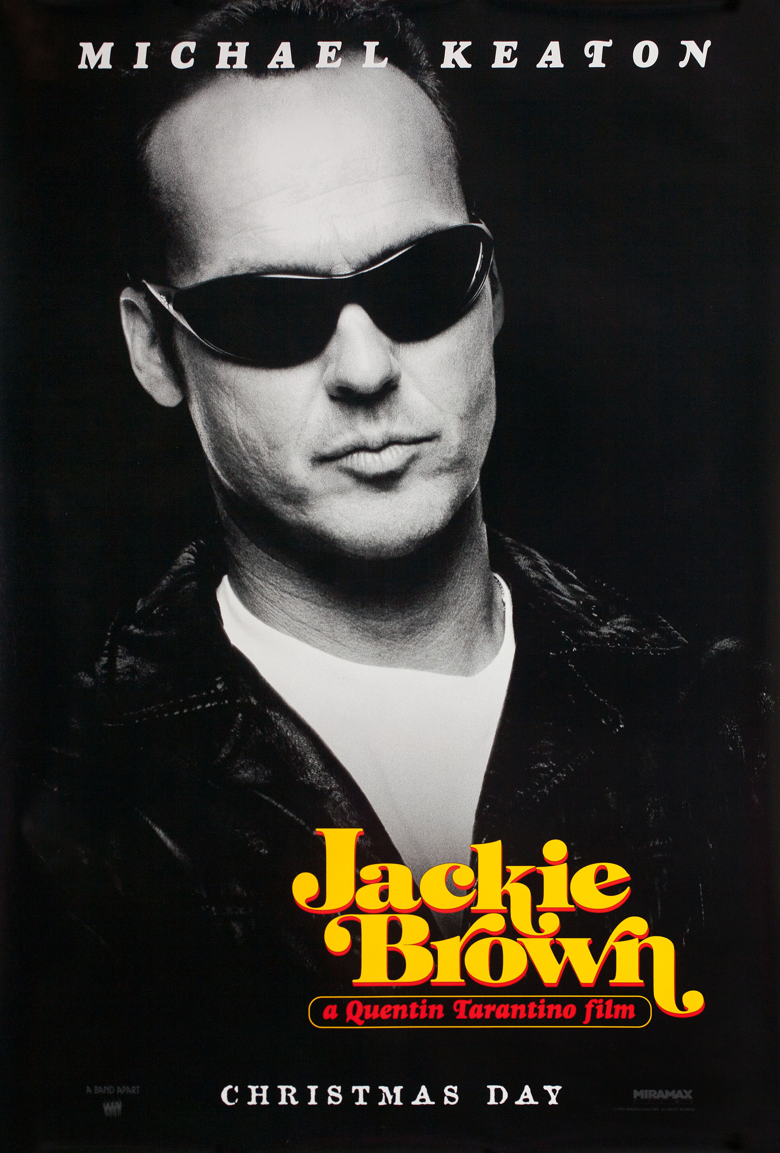 Джеки Браун (Jackie Brown, 1997), режиссёр Квентин Тарантино, американский постер к фильму, 1997 год