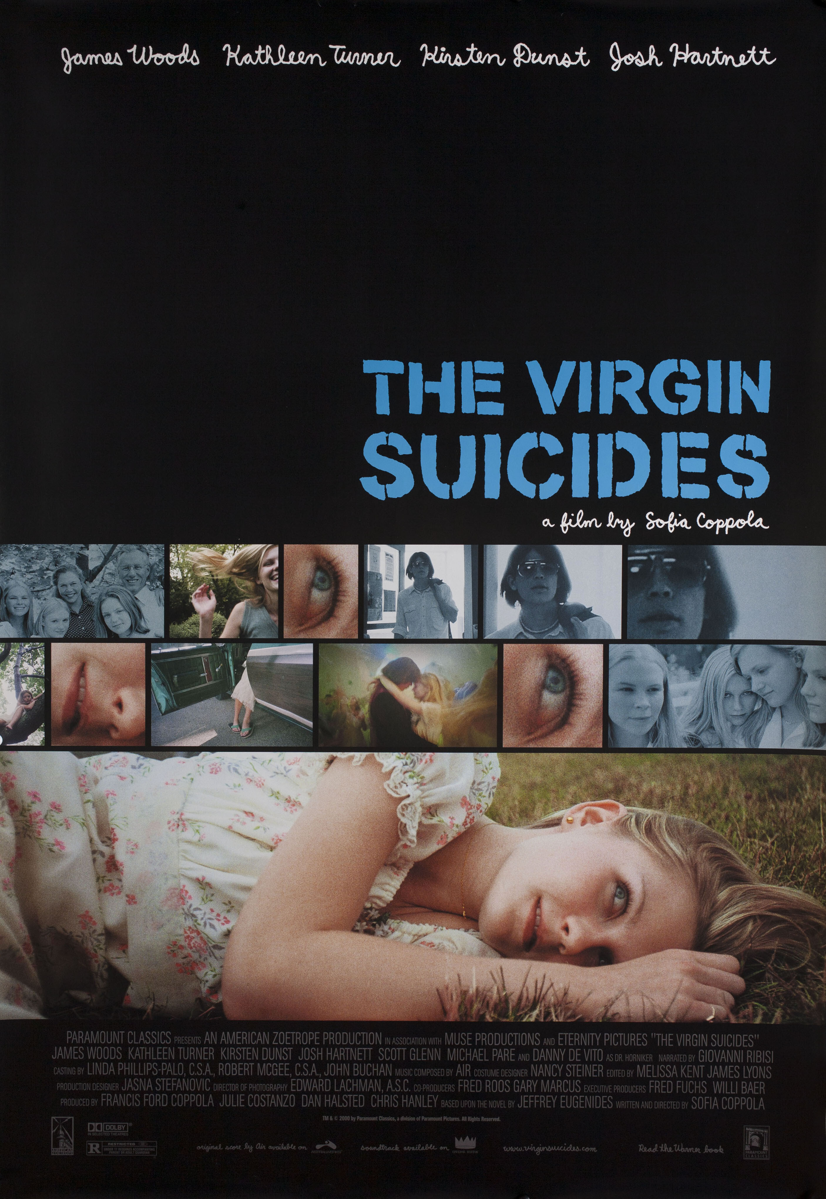 Девственницы-самоубийцы (The Virgin Suicides, 1999), режиссёр София Коппола, американский постер к фильму, 2000 год