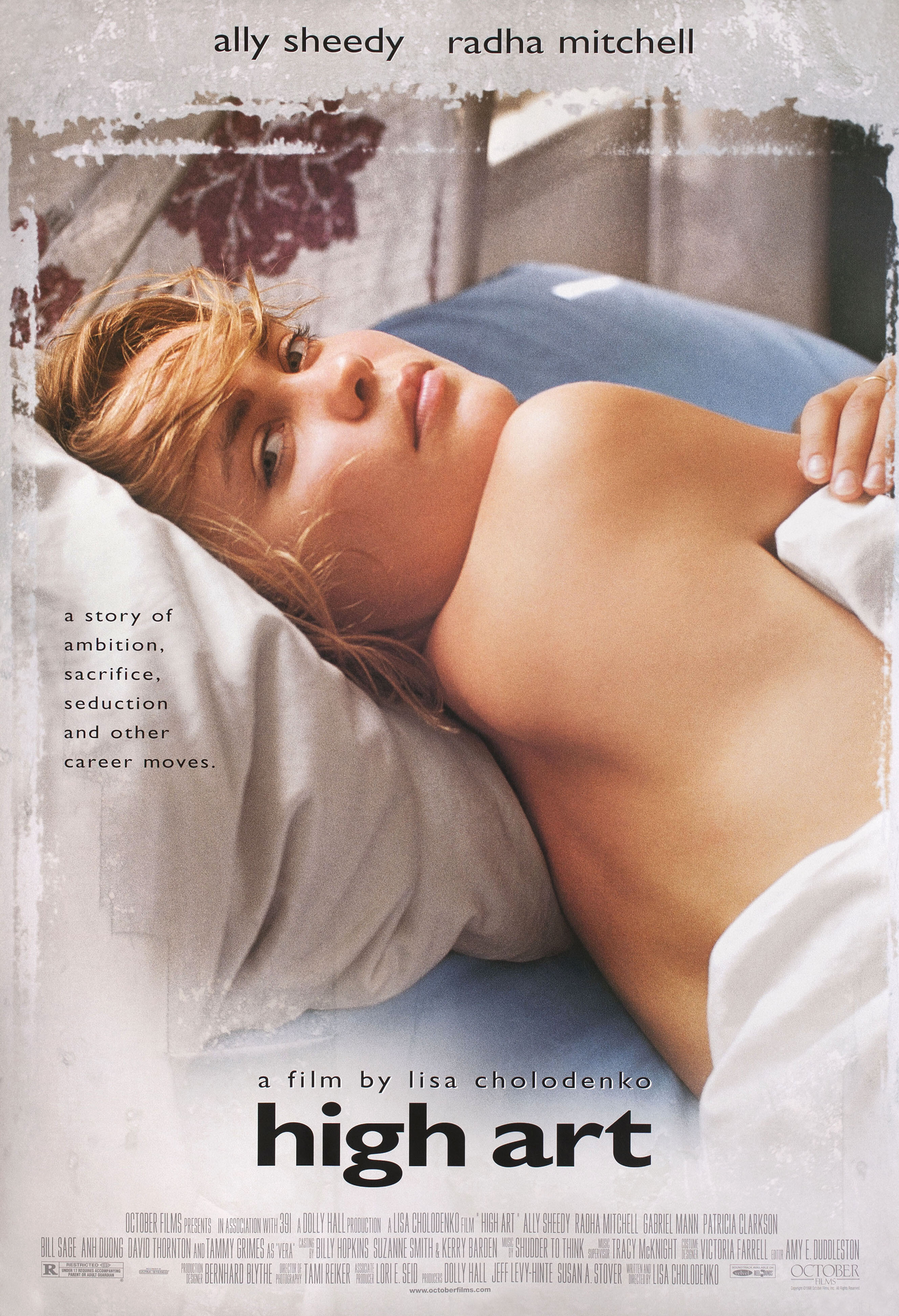 Высокое Искусство (High Art, 1998), режиссёр Лиза Холоденко, американский постер к фильму, 1998 год