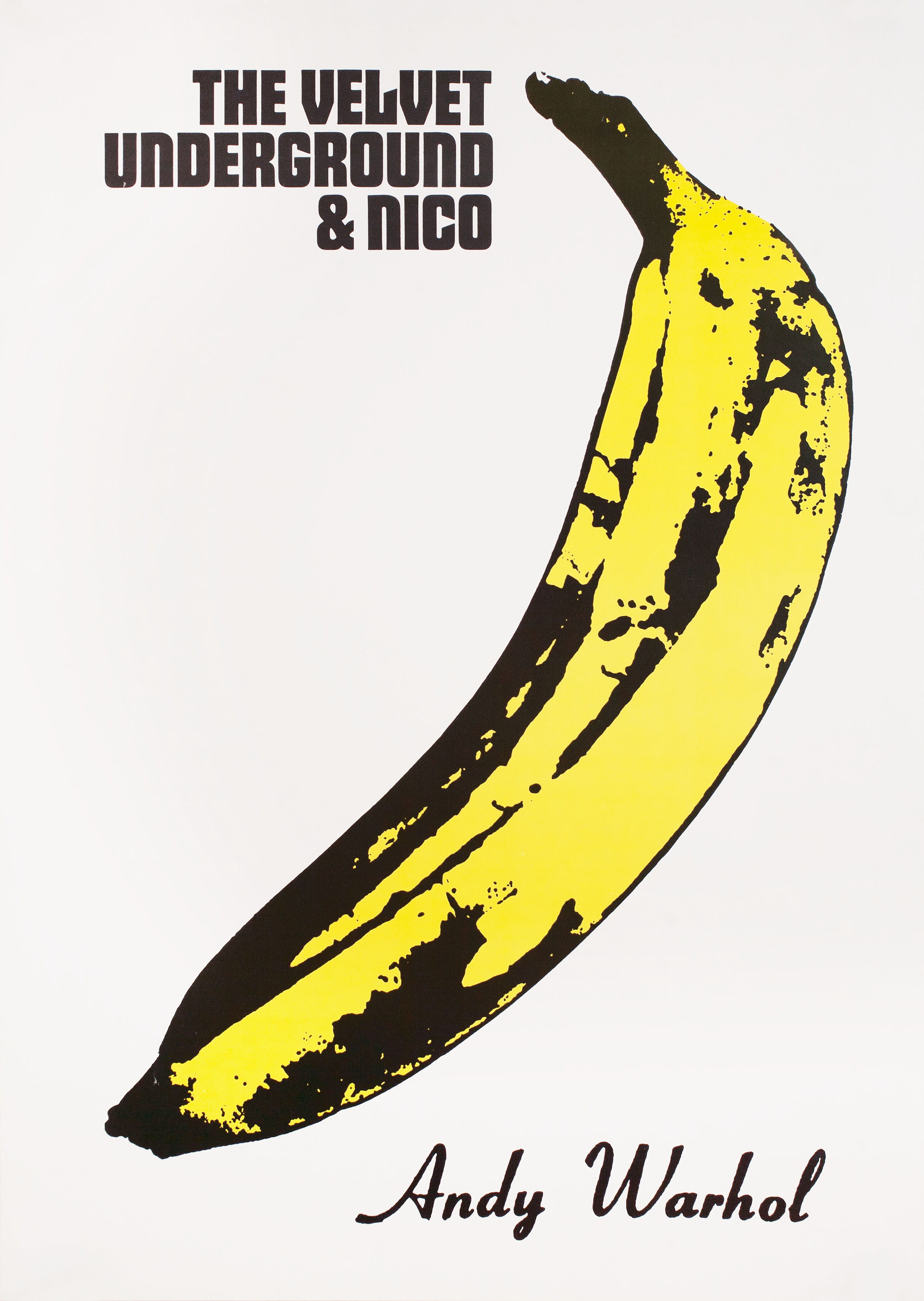 Бархатное подполье (The Velvet Underground & Nico) , американский постер, автор Энди Уорхол, 1990 год