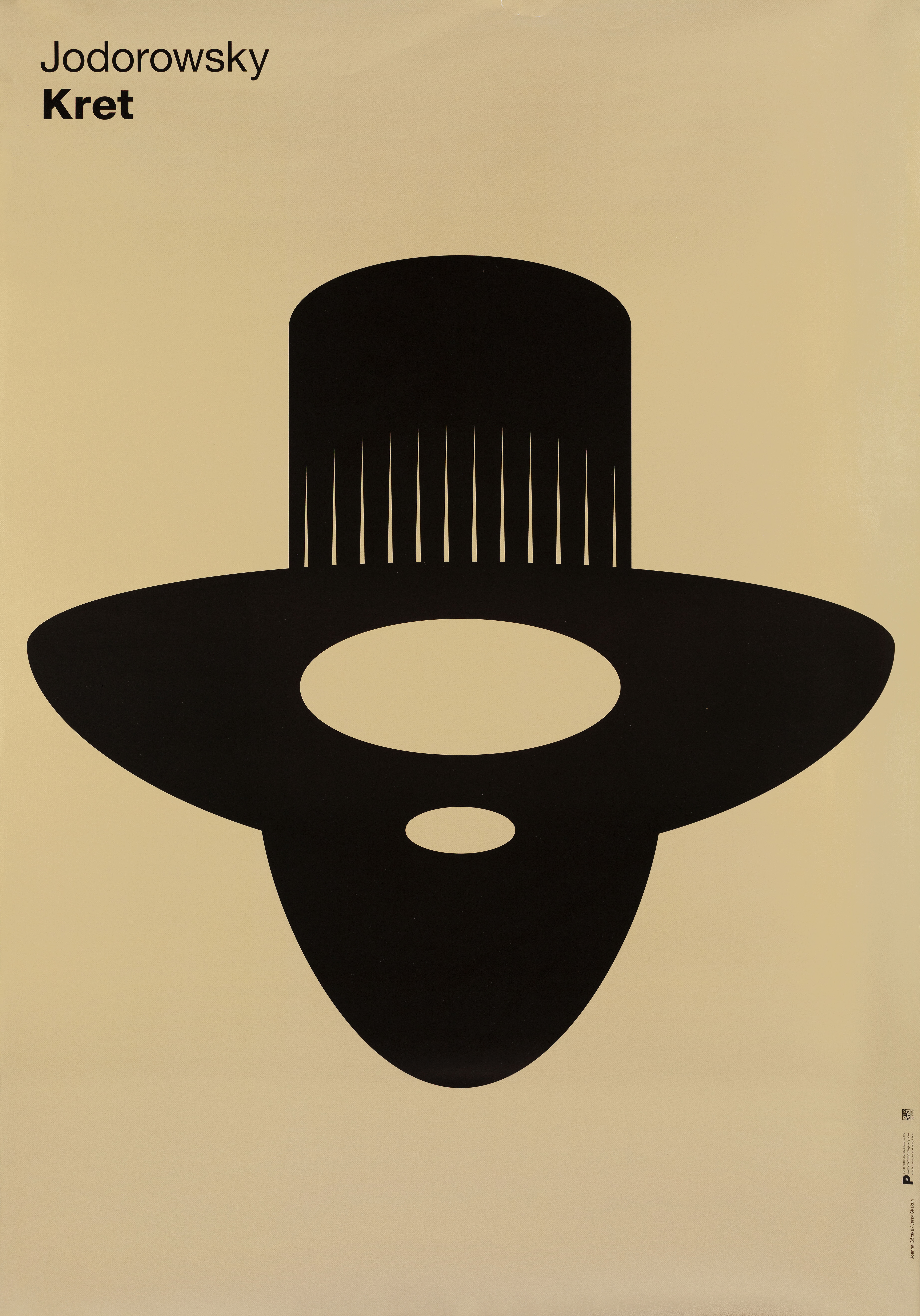Крот (El Topo, 1970), режиссёр Алехандро Ходоровски, польский плакат к фильму, 2008 год, автор Джоанна Горска, Ежи Скакун