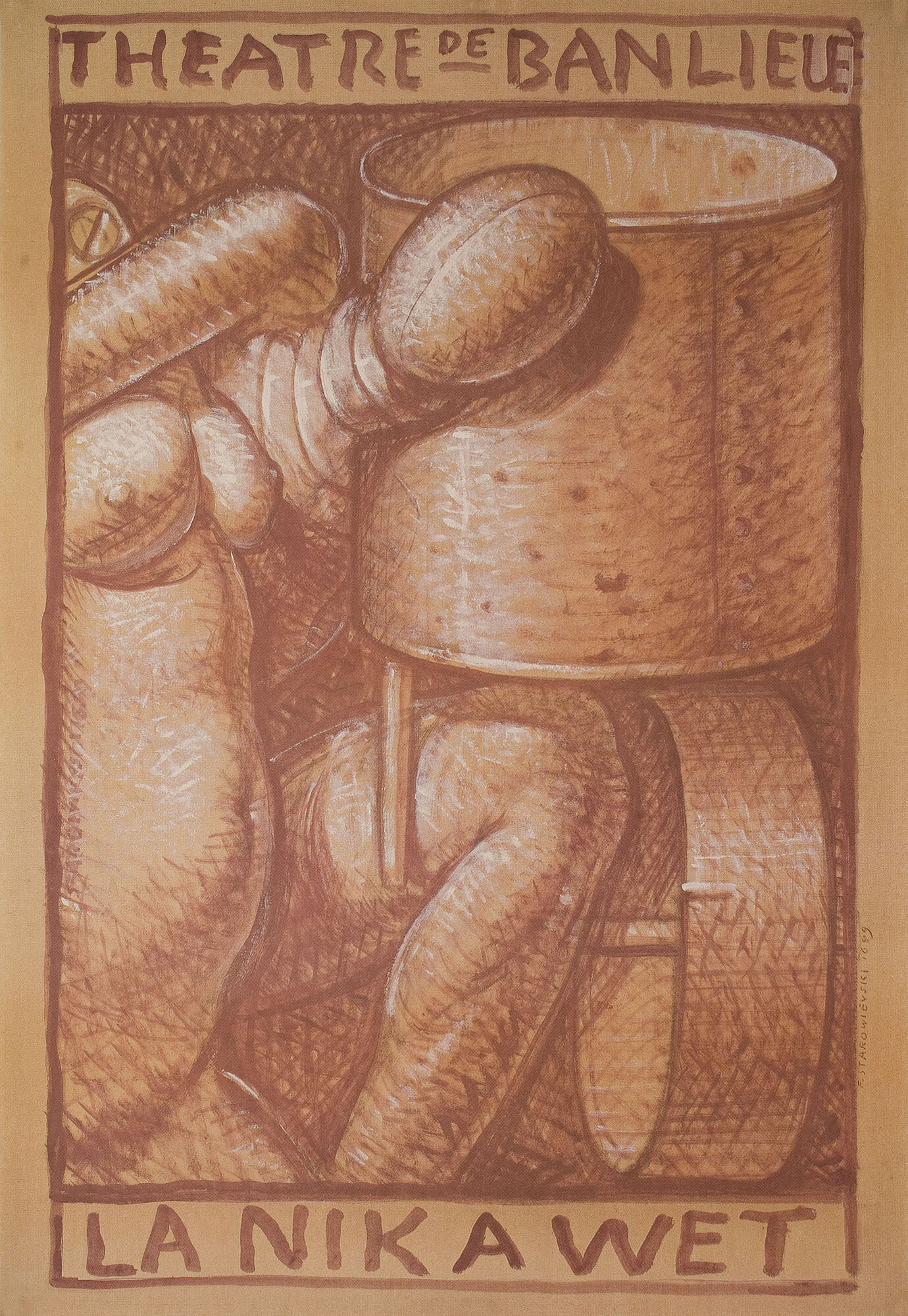 Польский плакат, 1989 год, автор Францишек Старовейский