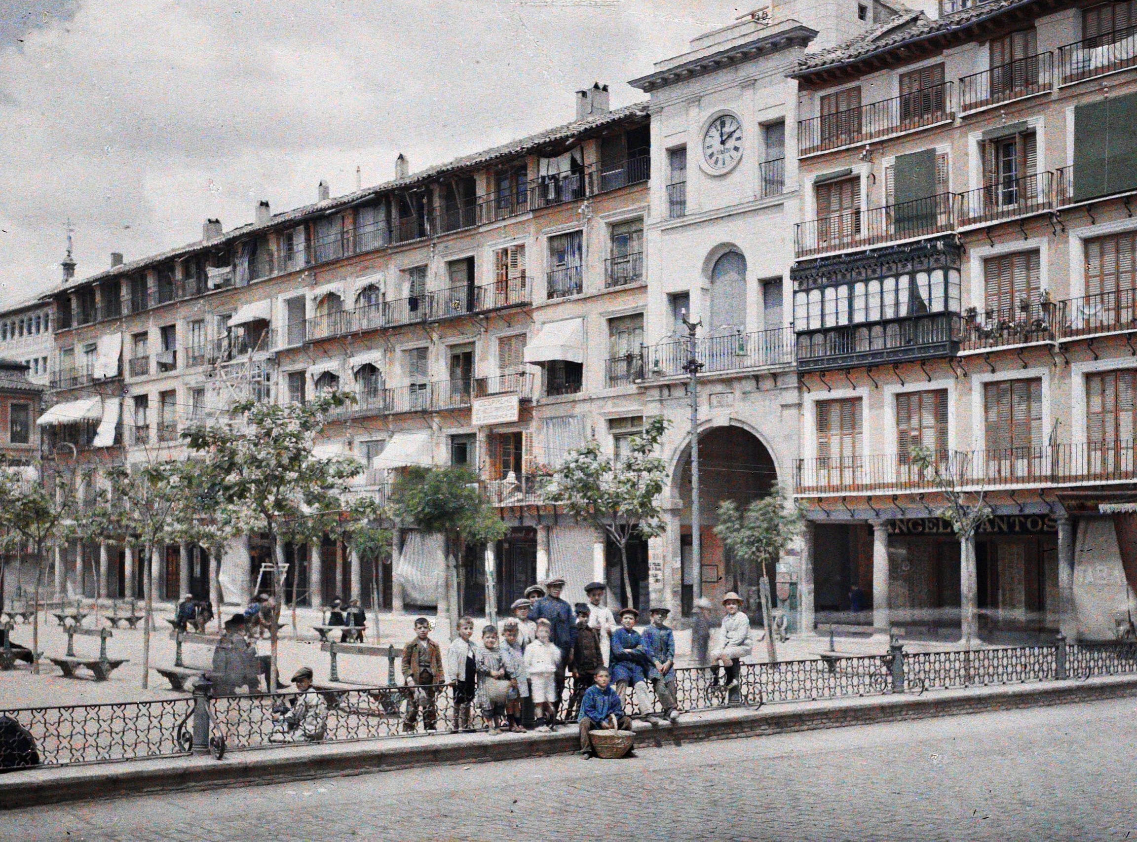 Толедо, Испания, 1914 год, автор Огюст Леон (автохром)