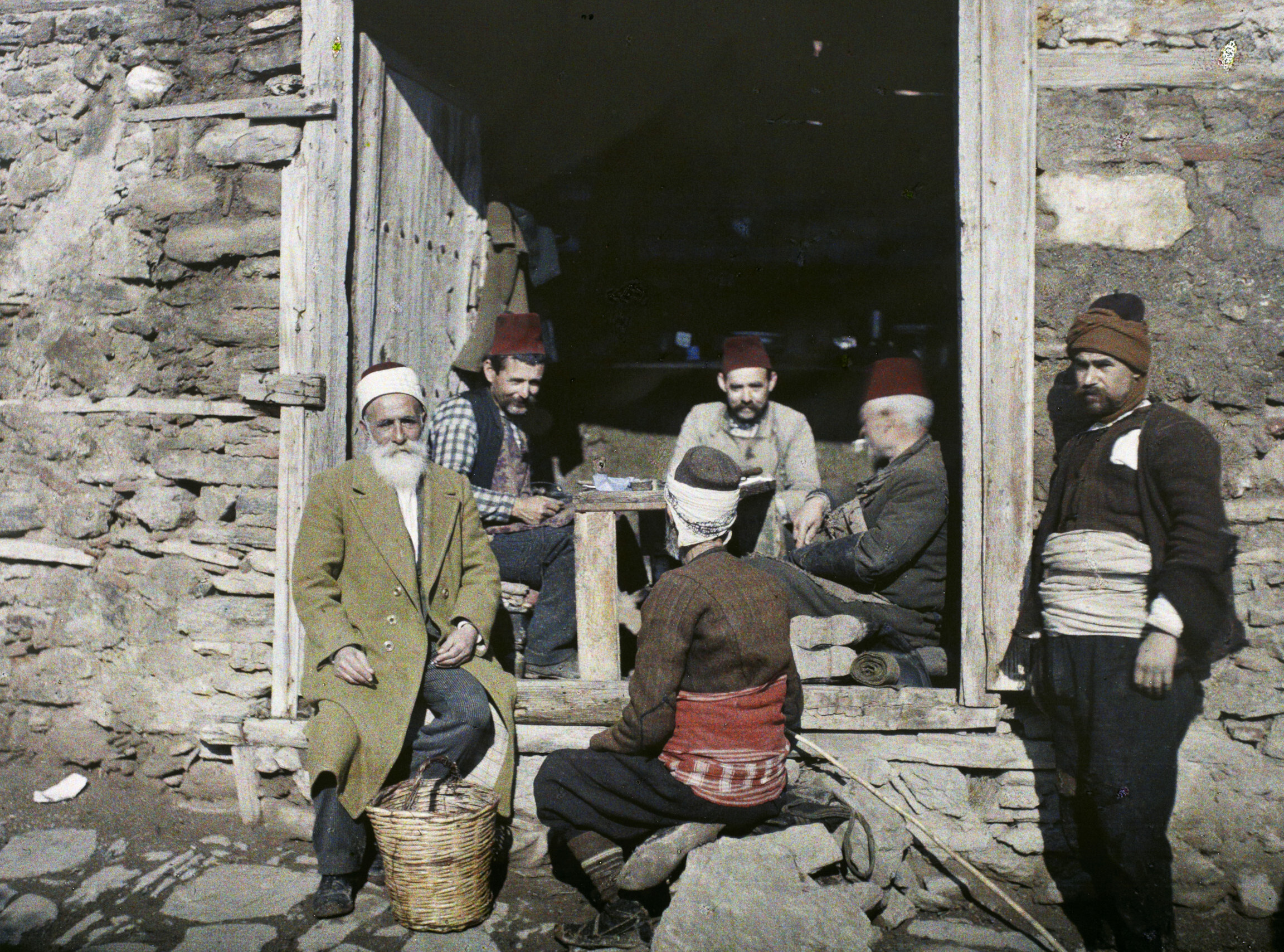 Салоники, Греция, 1918 год, автор Леон Бизи (7) (автохром)