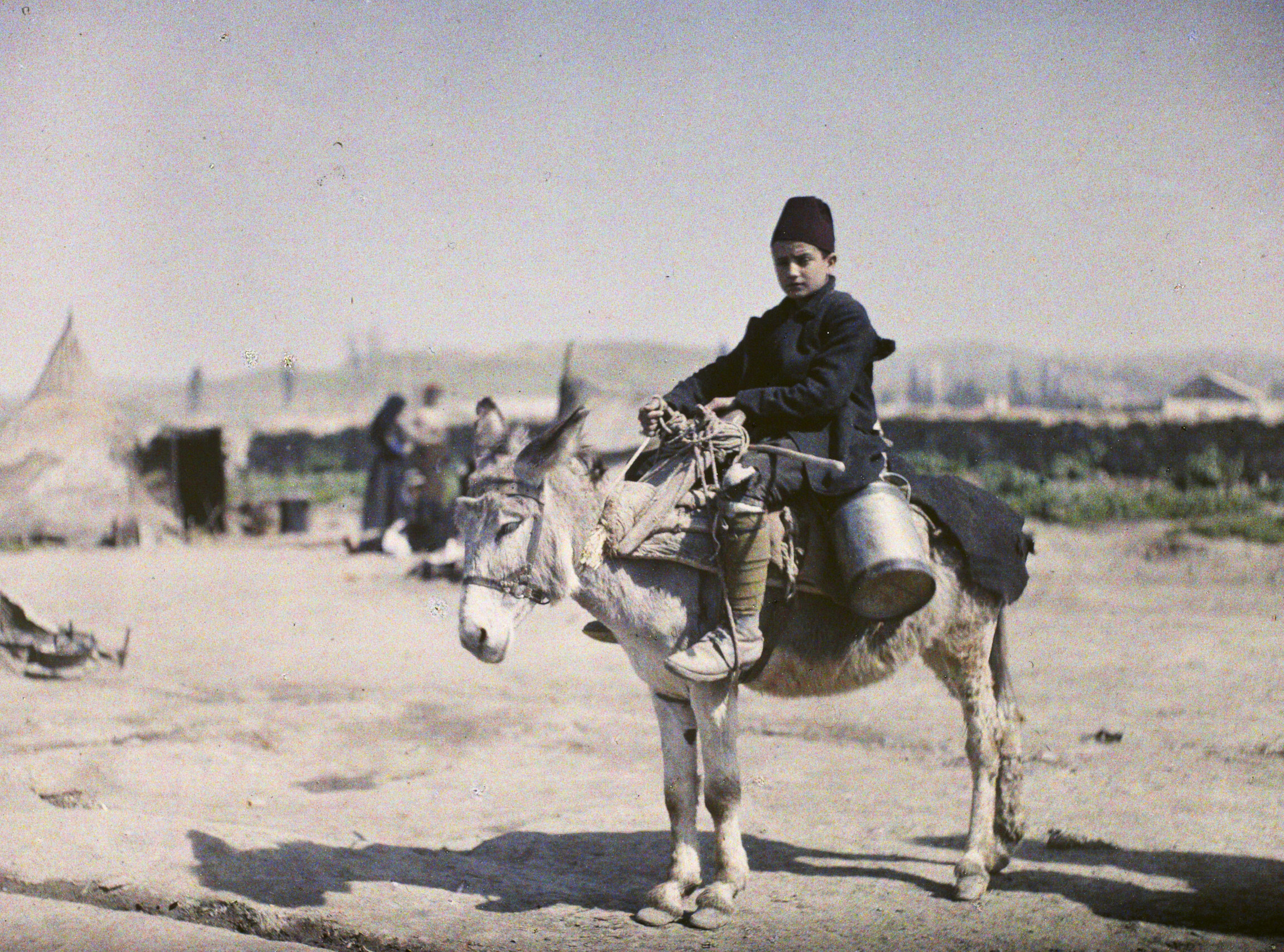 Салоники, Греция, 1918 год, автор Леон Бизи (5) (автохром)