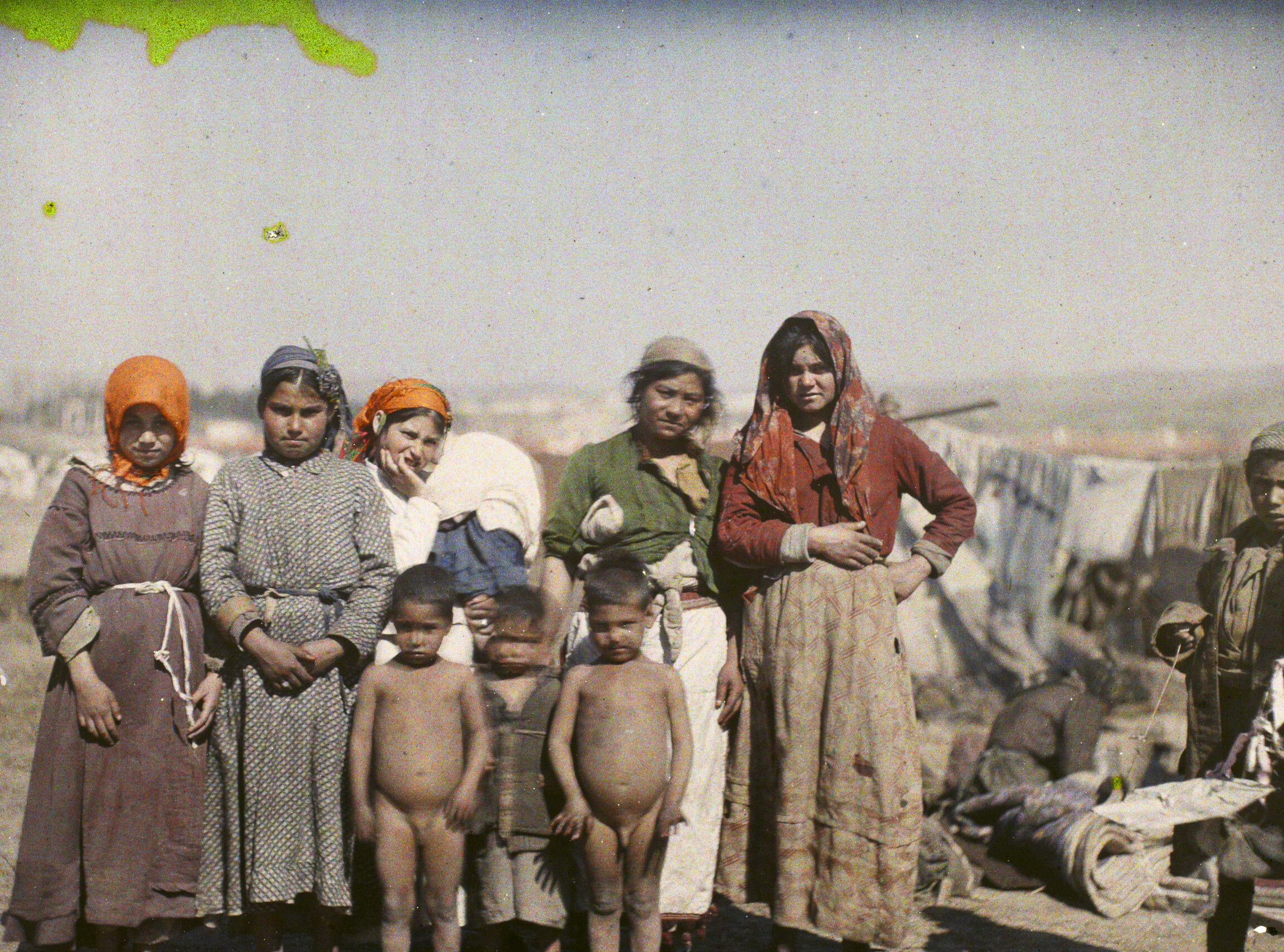 Салоники, Греция, 1918 год, автор Леон Бизи (2) (автохром)