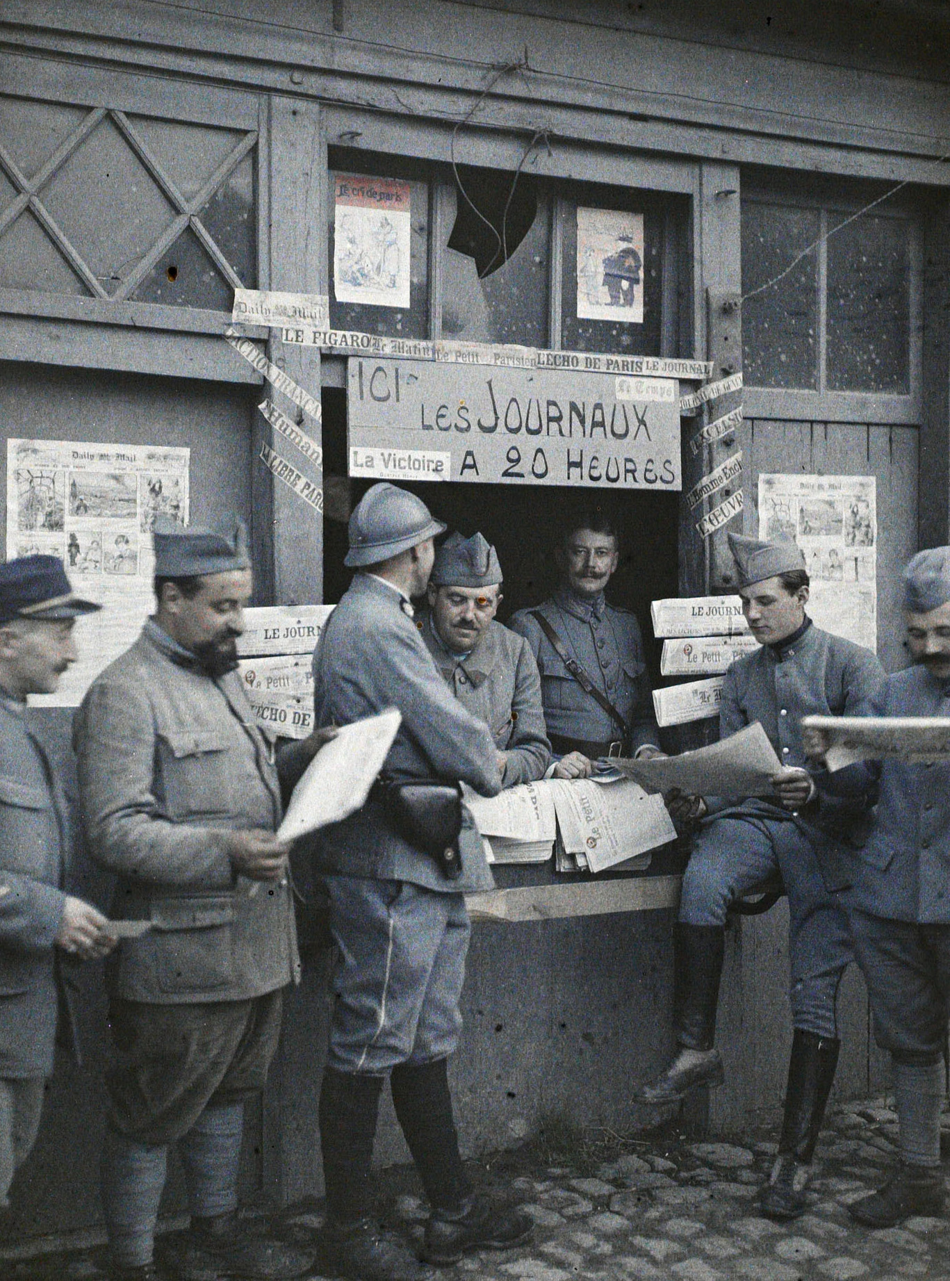 Рекспоэд, Франция, 1917 год, автор Пол Кастельно (автохром)